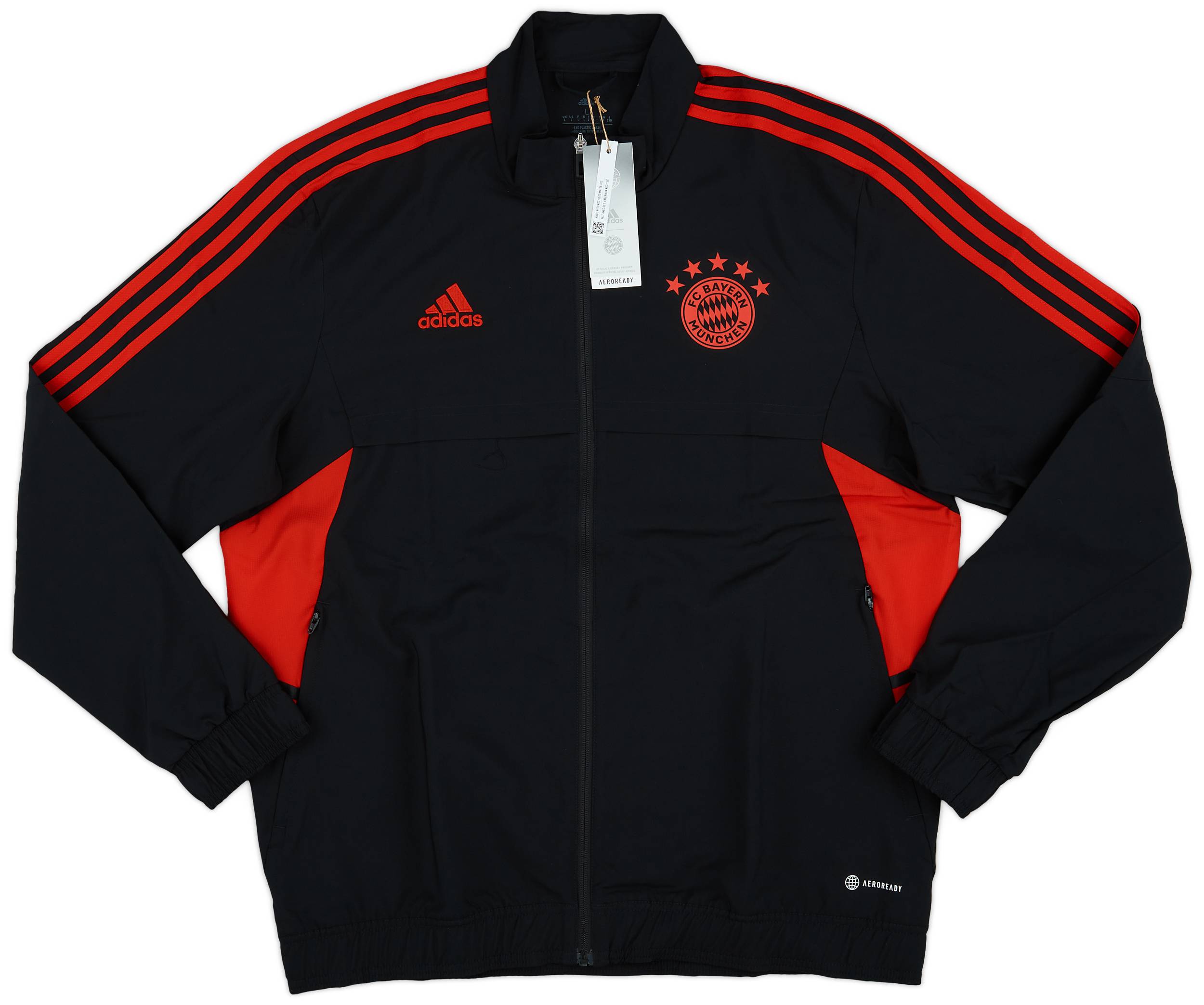 2022 23 Bayern Munich adidas Presentation Jacket