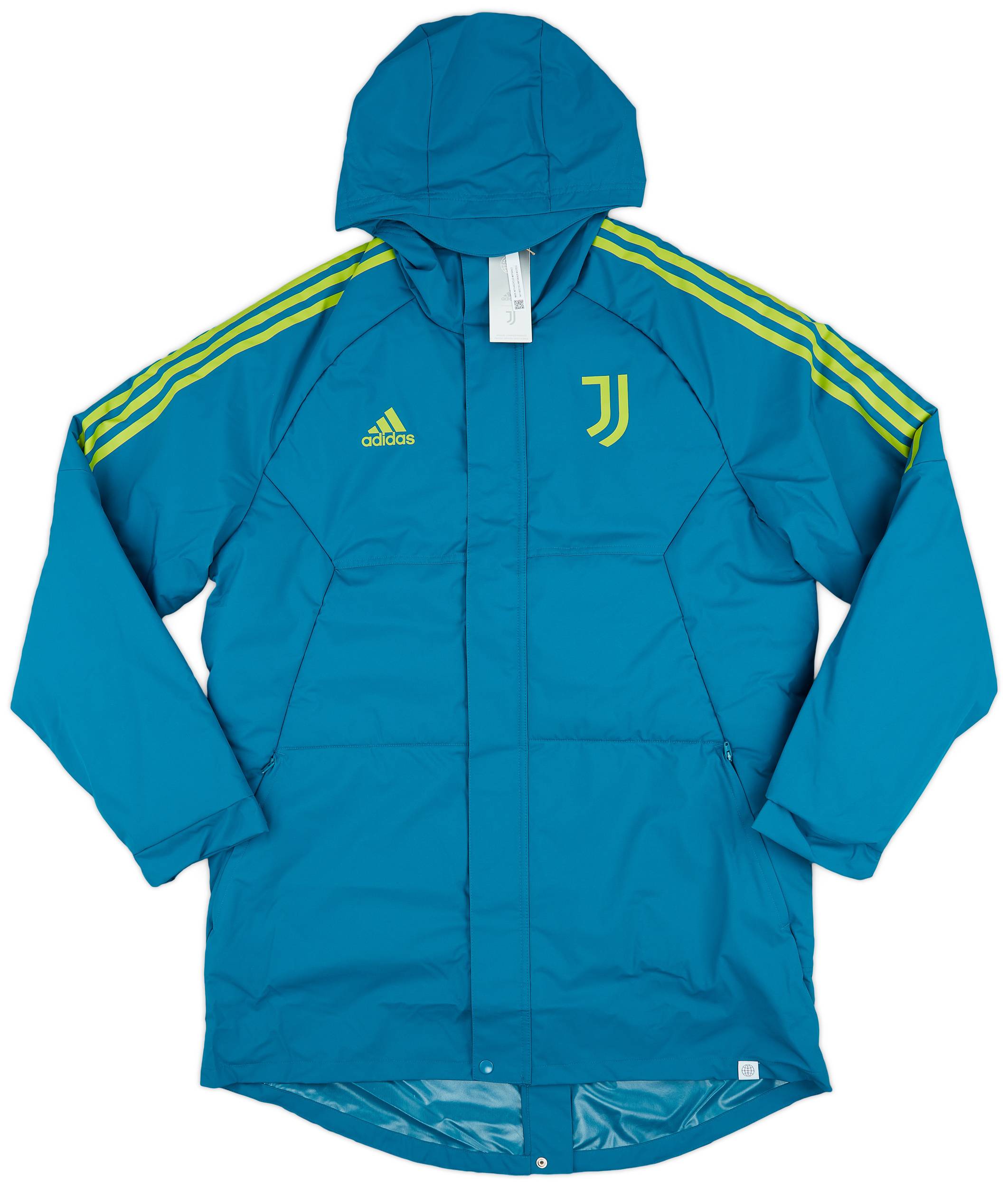 2022-23 Juventus adidas Padded Parka Hooded Jacket