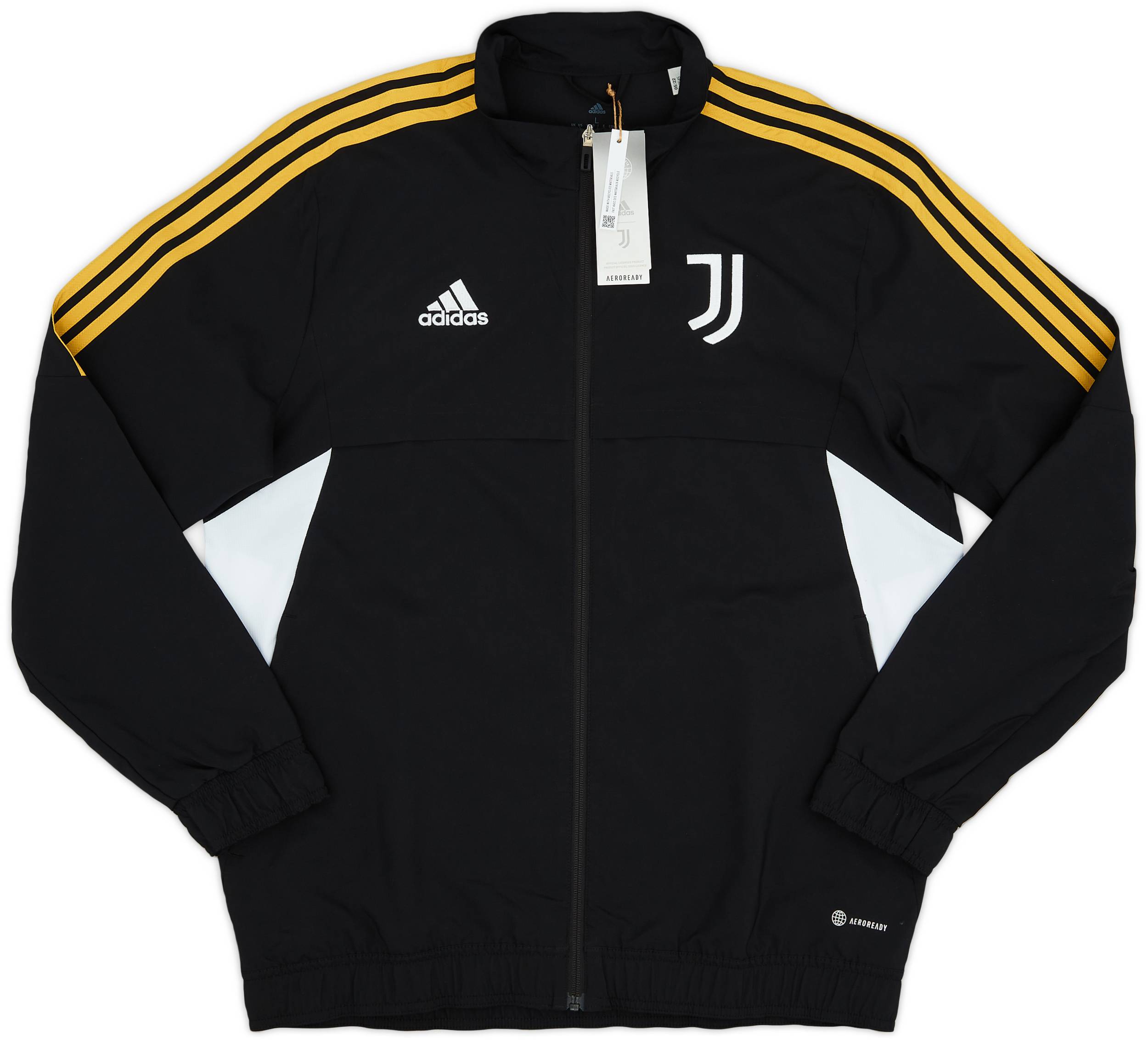 2022 23 Juventus adidas Pre Match Jacket