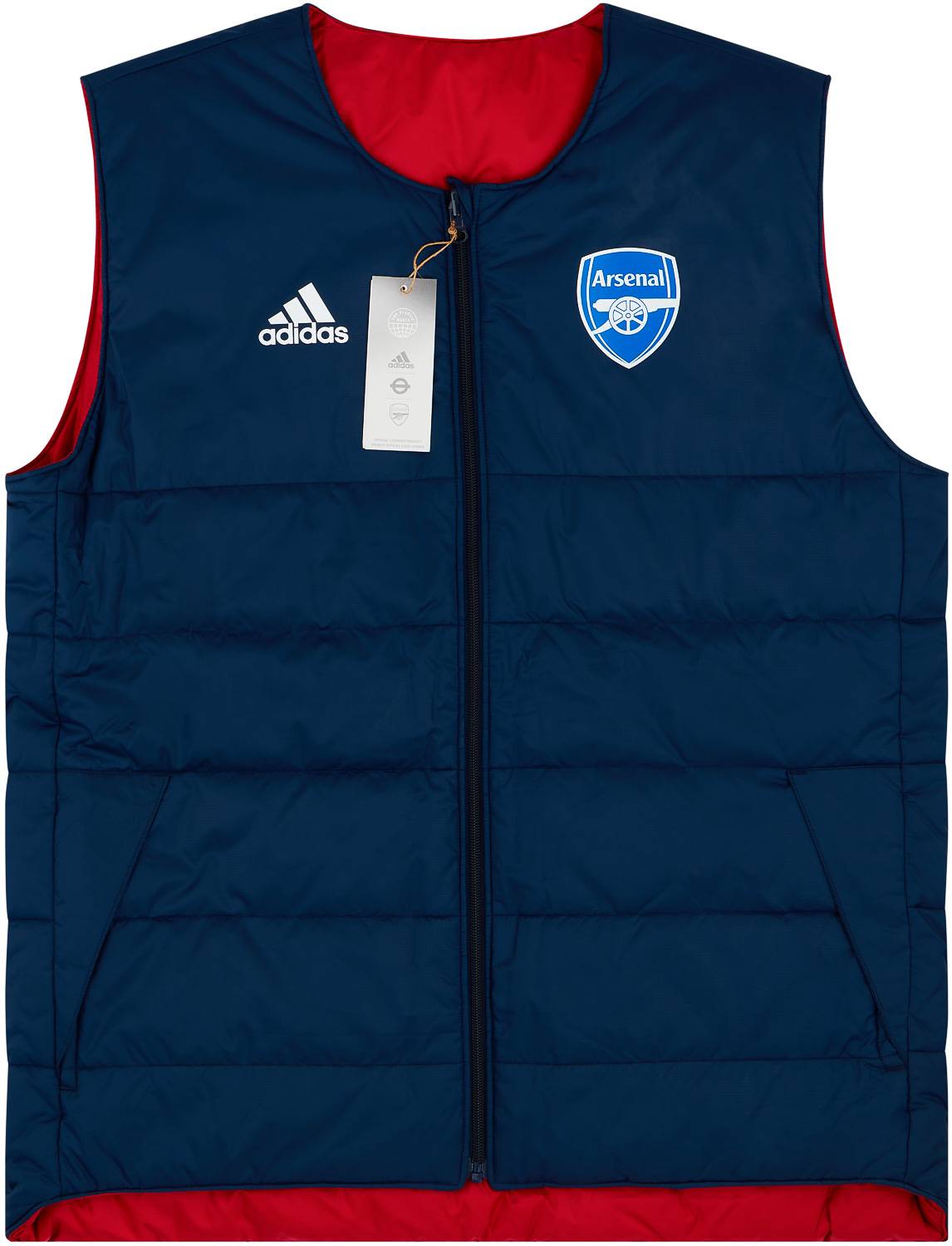 2021-22 Arsenal adidas Reversible Gilet/Vest