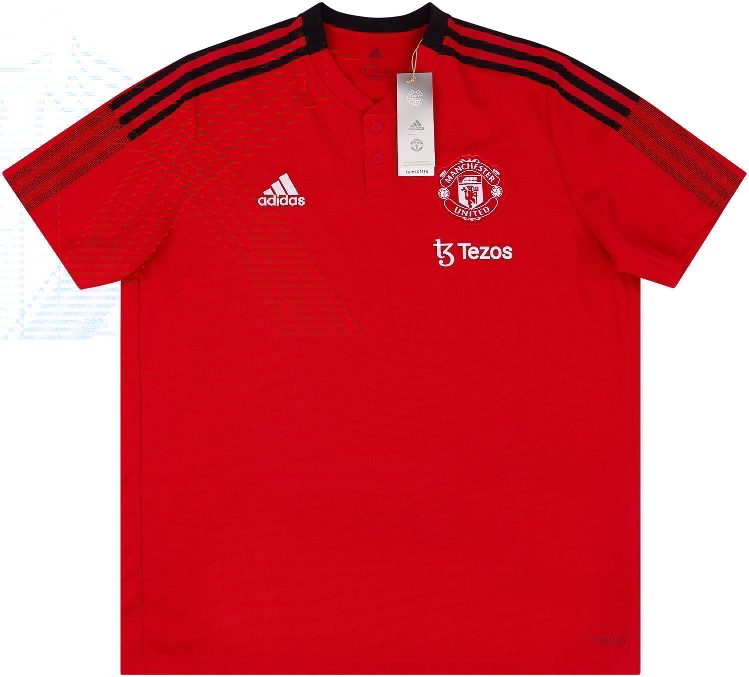 2021-22 Manchester United adidas Polo T-Shirt