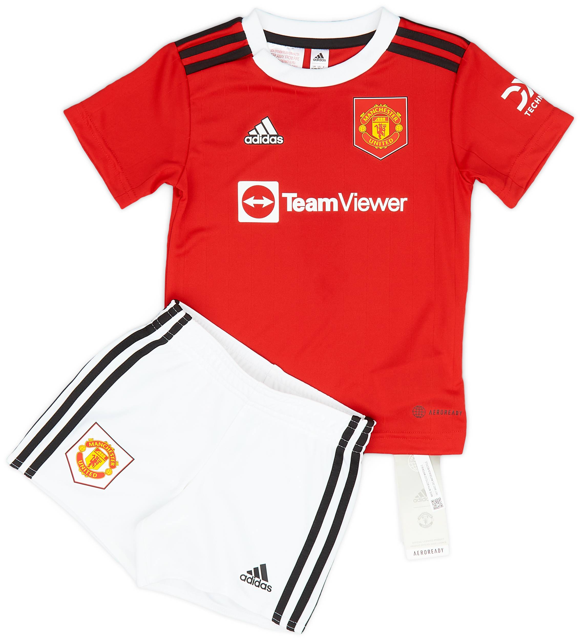 2022-23 Manchester United Home Shirt & Shorts Kit (BABY)