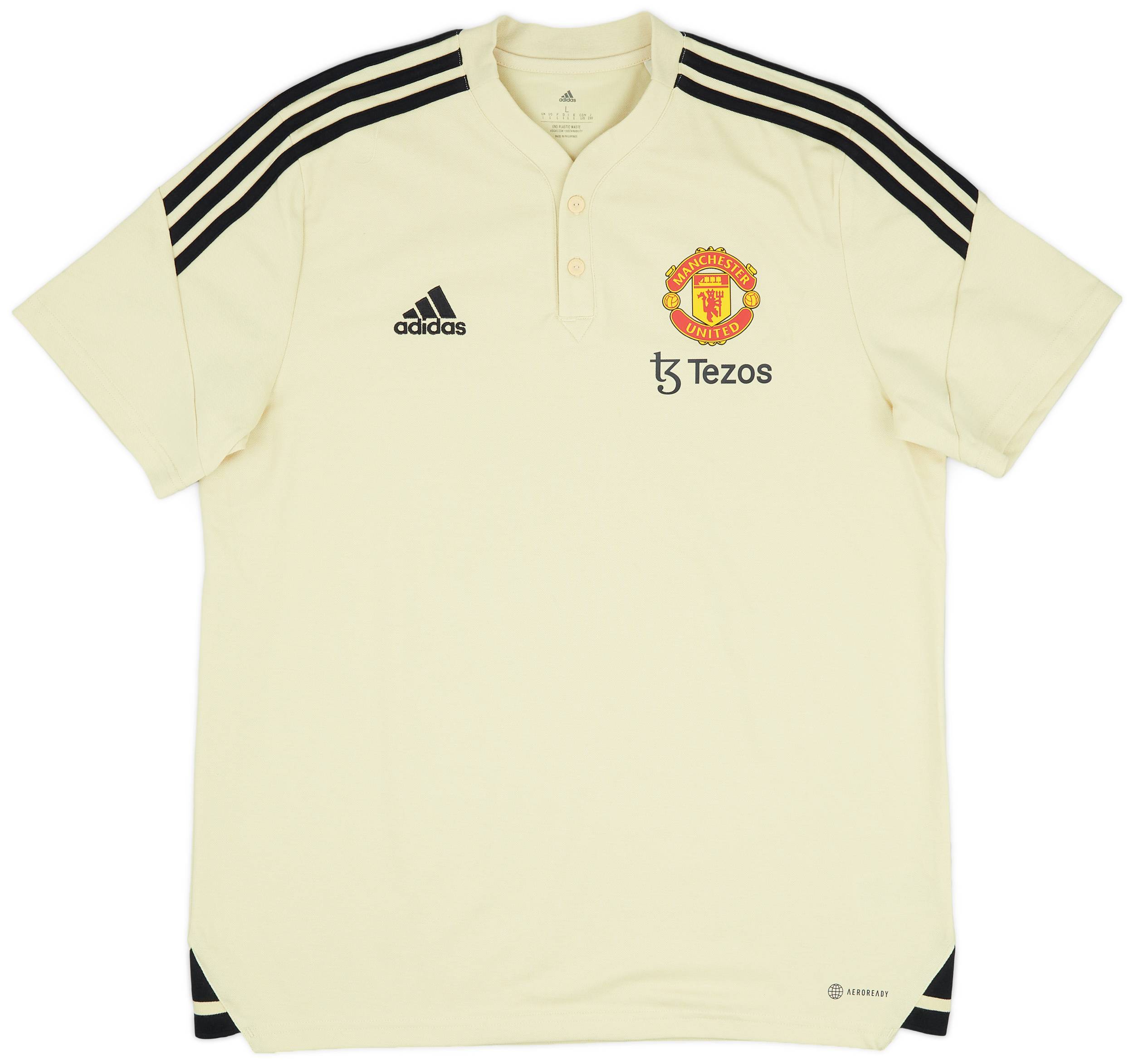 2022 23 Manchester United Player Issue Polo T Shirt