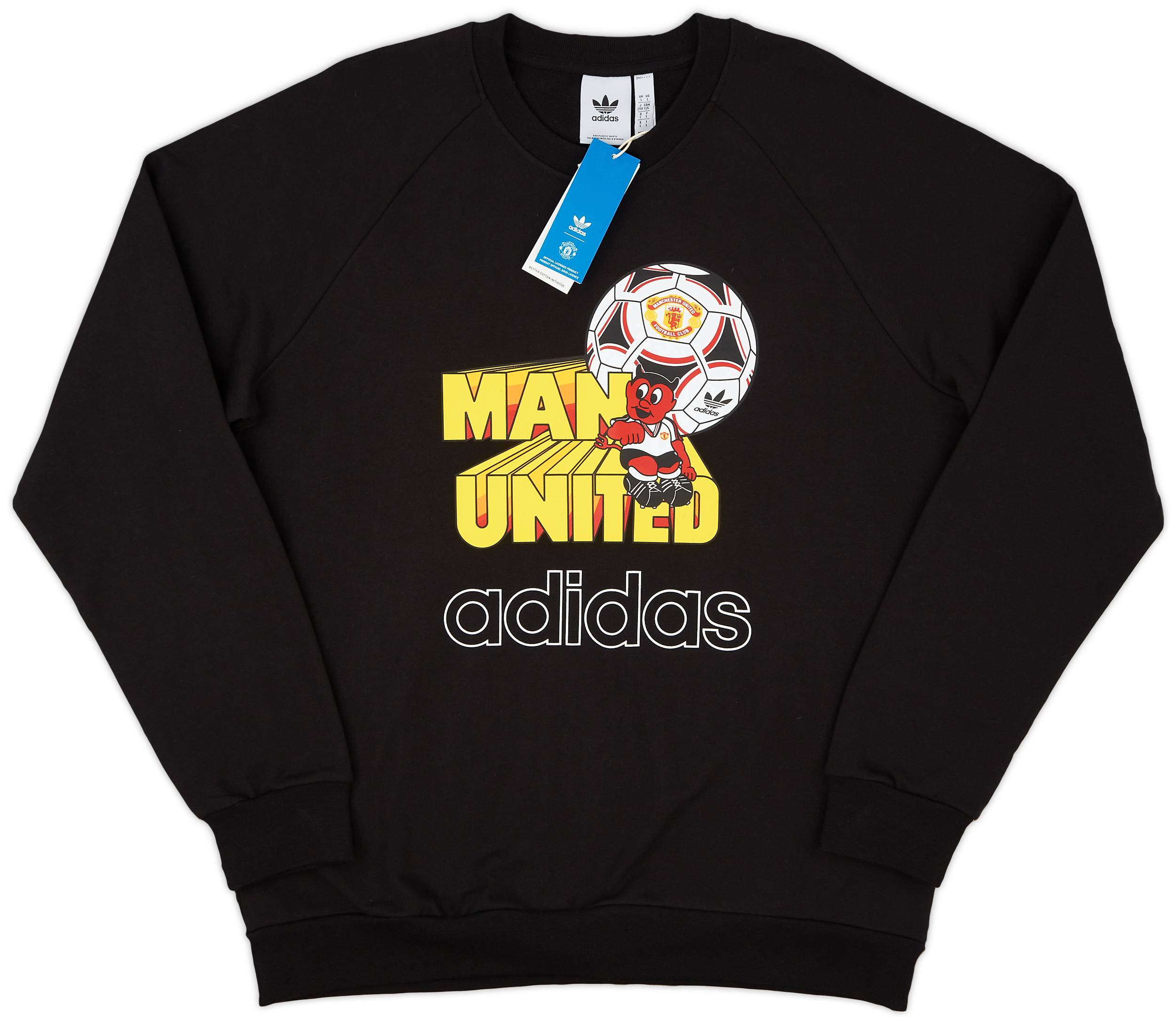 2021-22 Manchester United adidas Originals Graphic Sweat Top