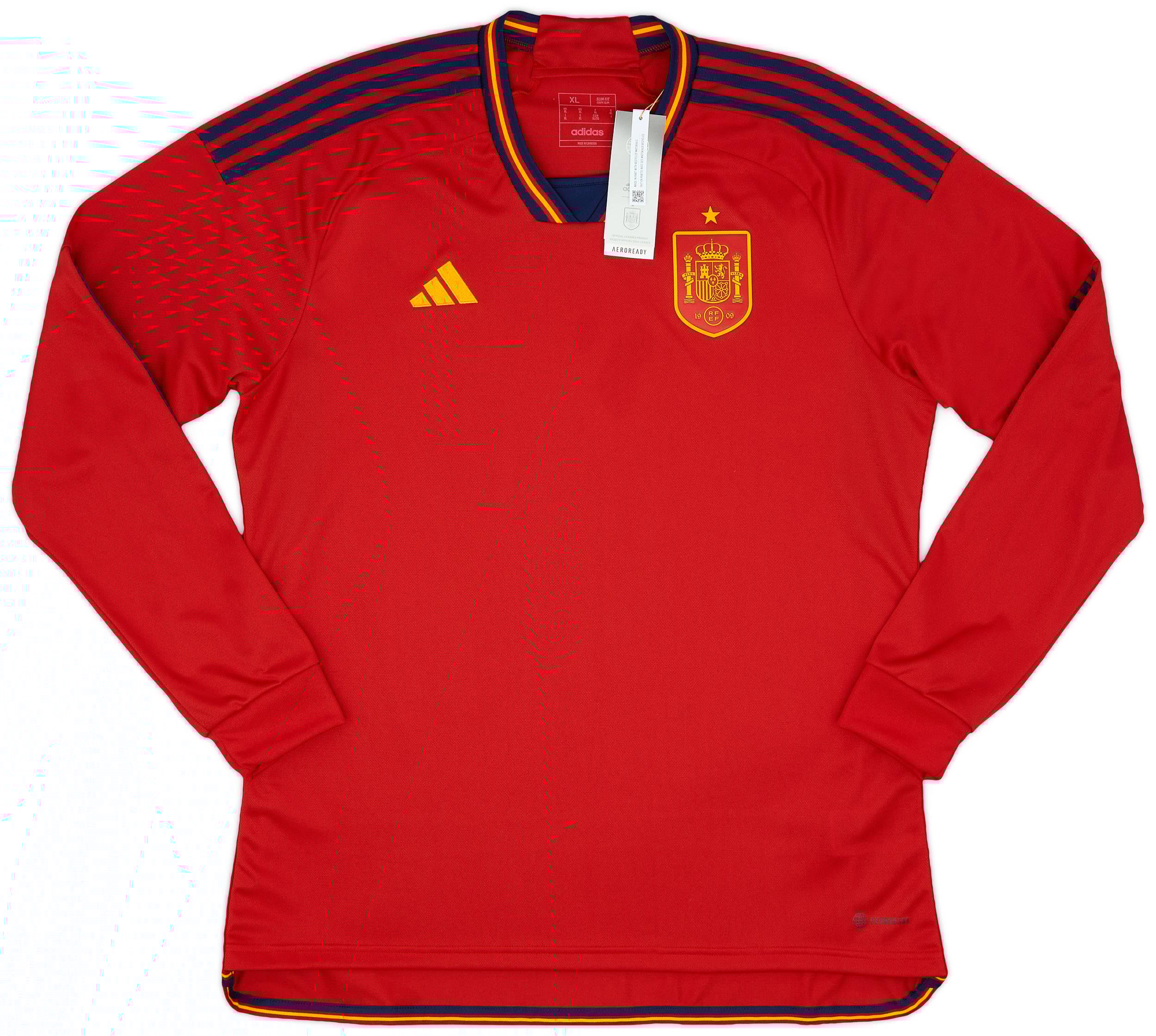 2022-23 Spain Home L/S Shirt (M)