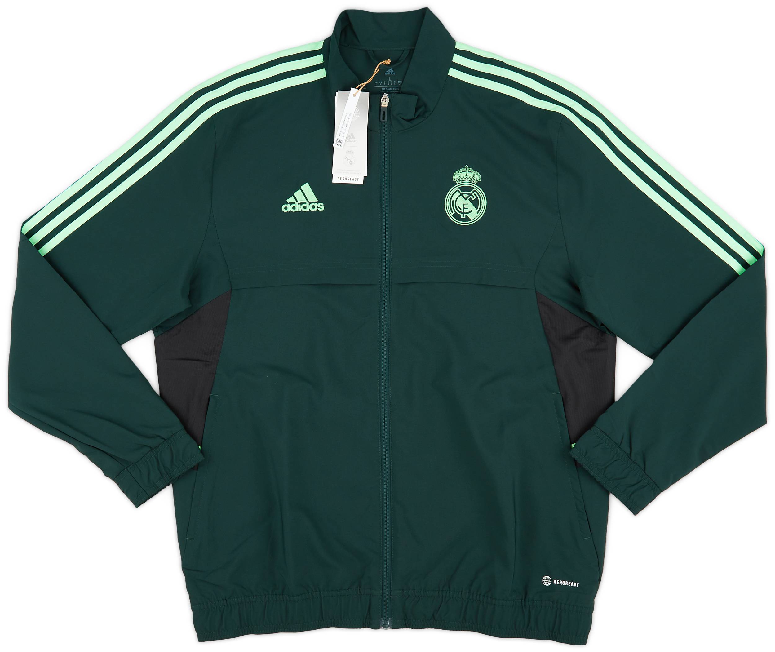 Real madrid pre match jacket clearance