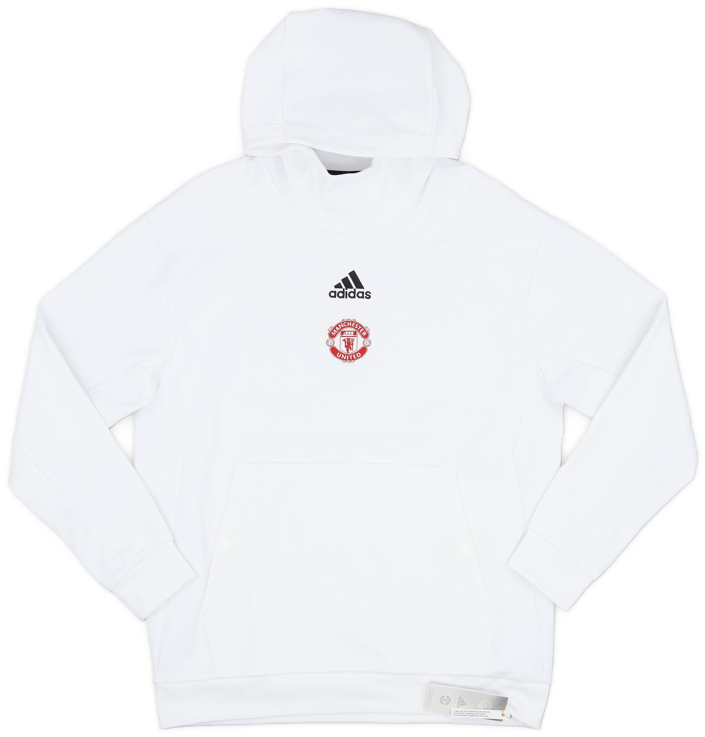 2022-23 Manchester United adidas Travel Hooded Top
