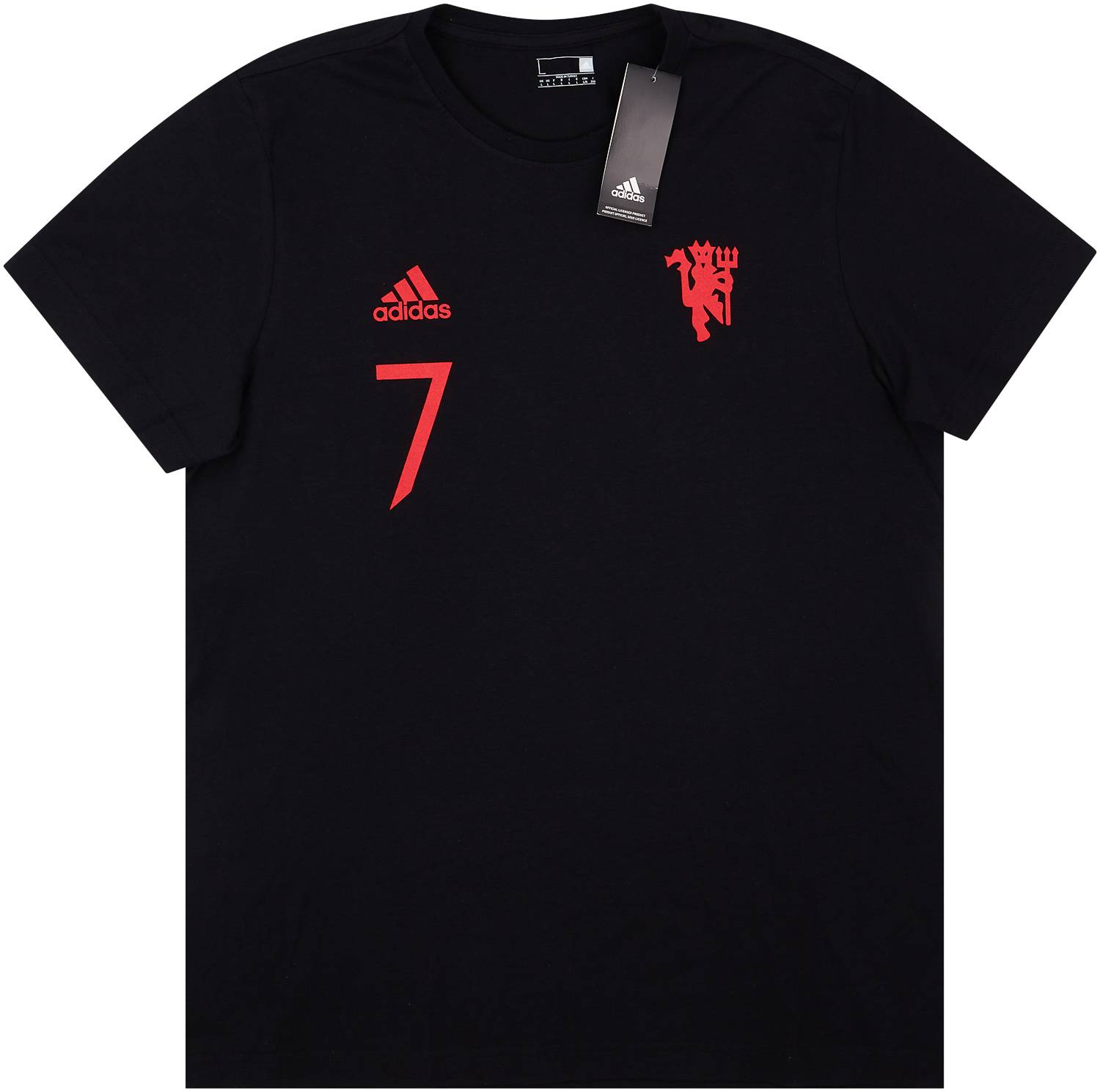 2021-22 Manchester United adidas Graphic Tee Ronaldo #7