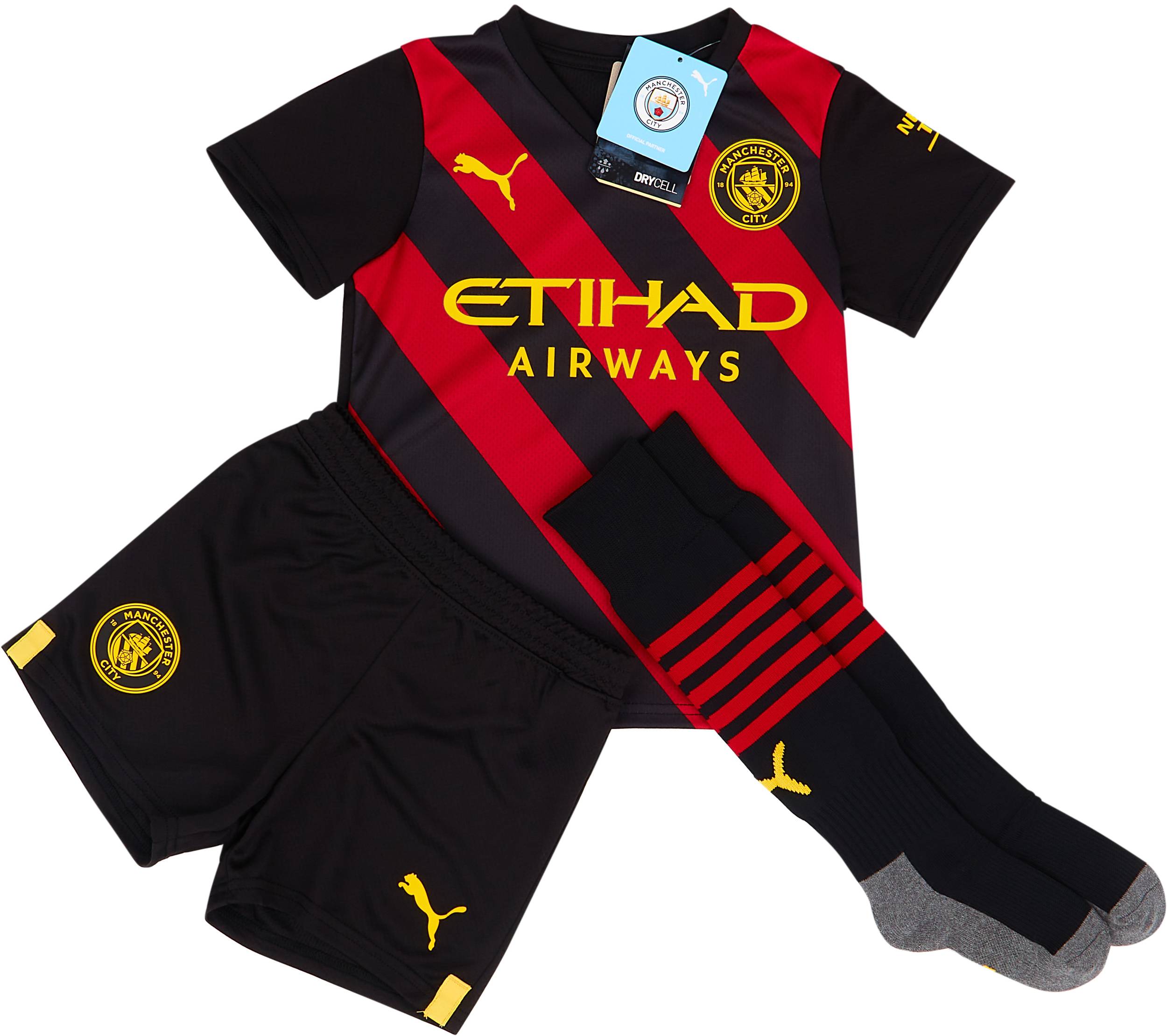 2022-23 Manchester City Away Kit (Little Kids)