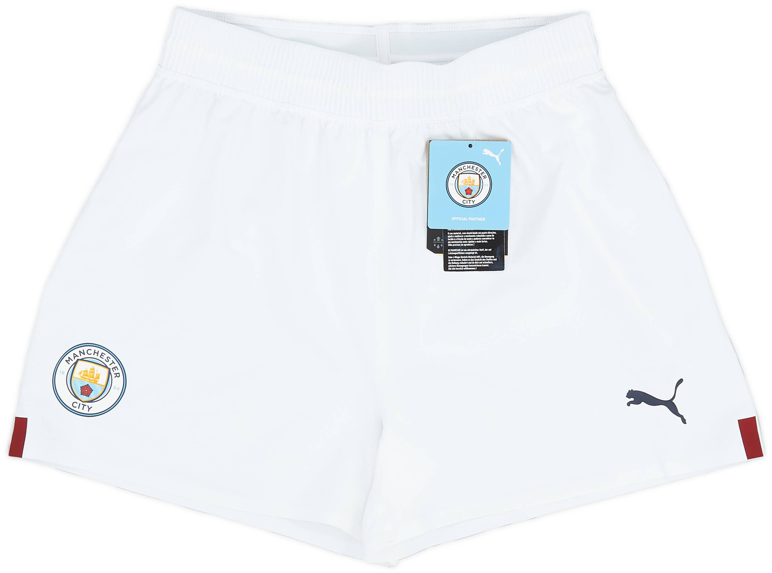 2022-23 Manchester City Player Issue Home Shorts (Womens S)