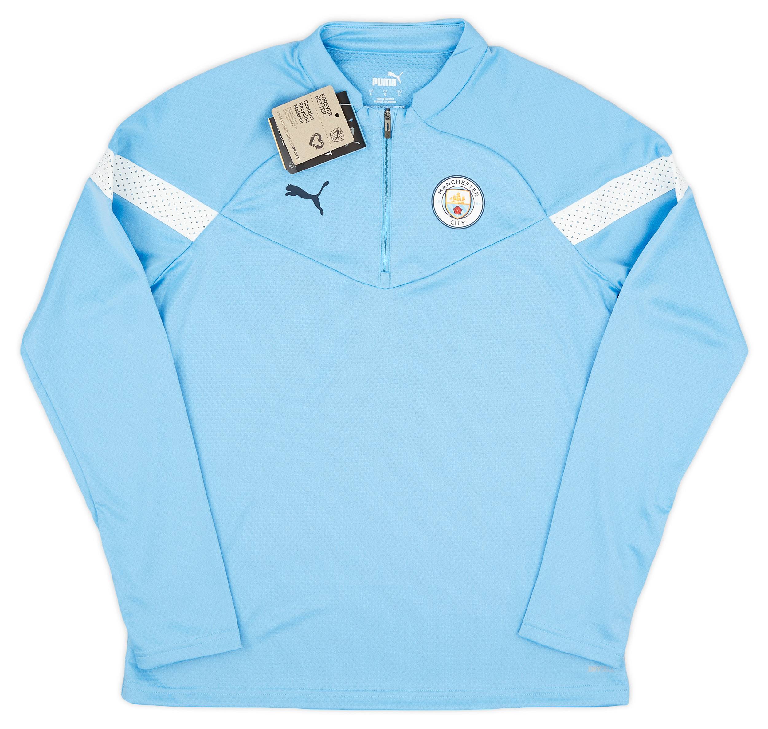 2022-23 Manchester City Women's Player Issue 1/4 Zip Training Top