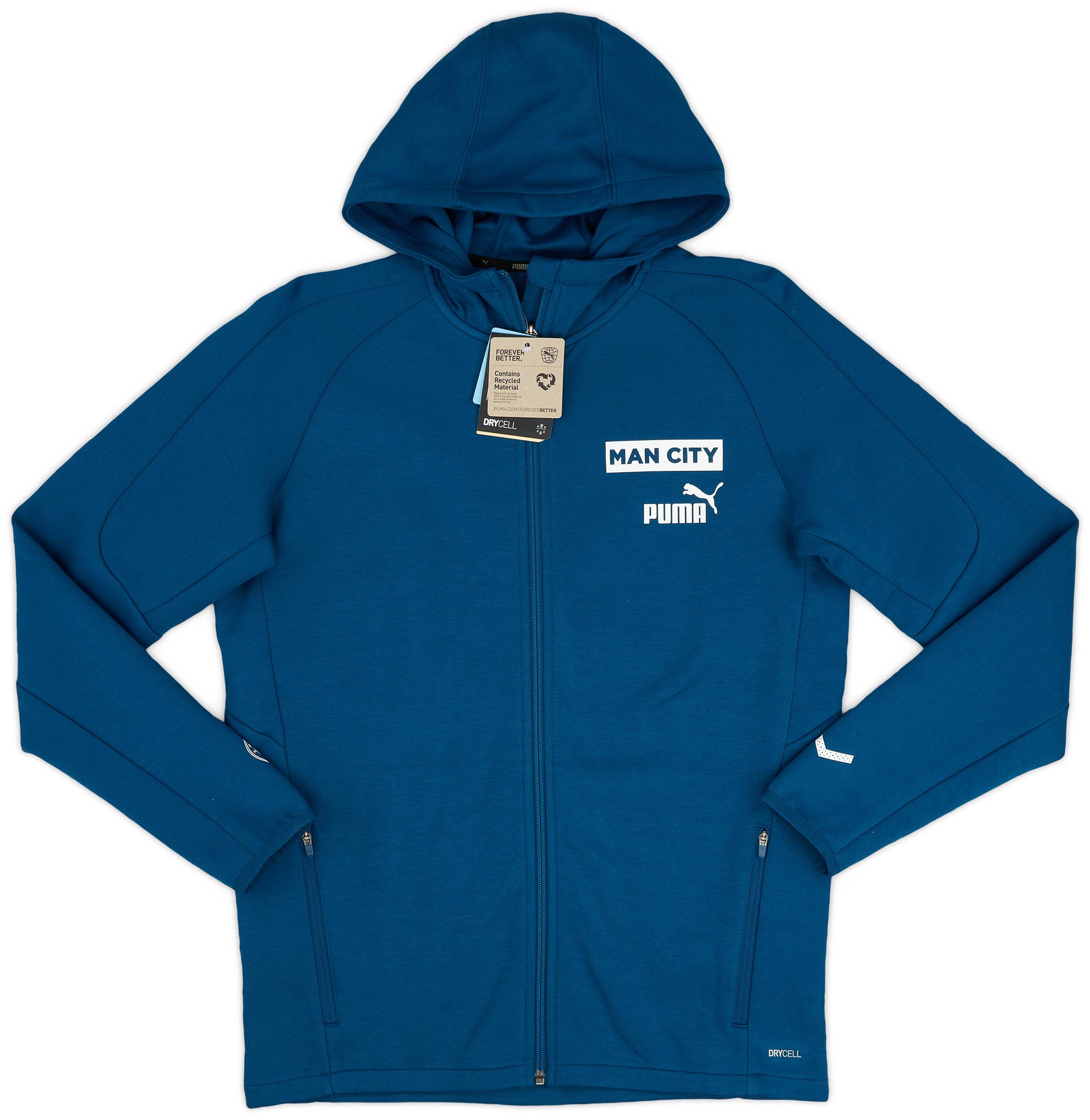 2022-23 Manchester City Puma Casuals Hooded Jacket - (XS)