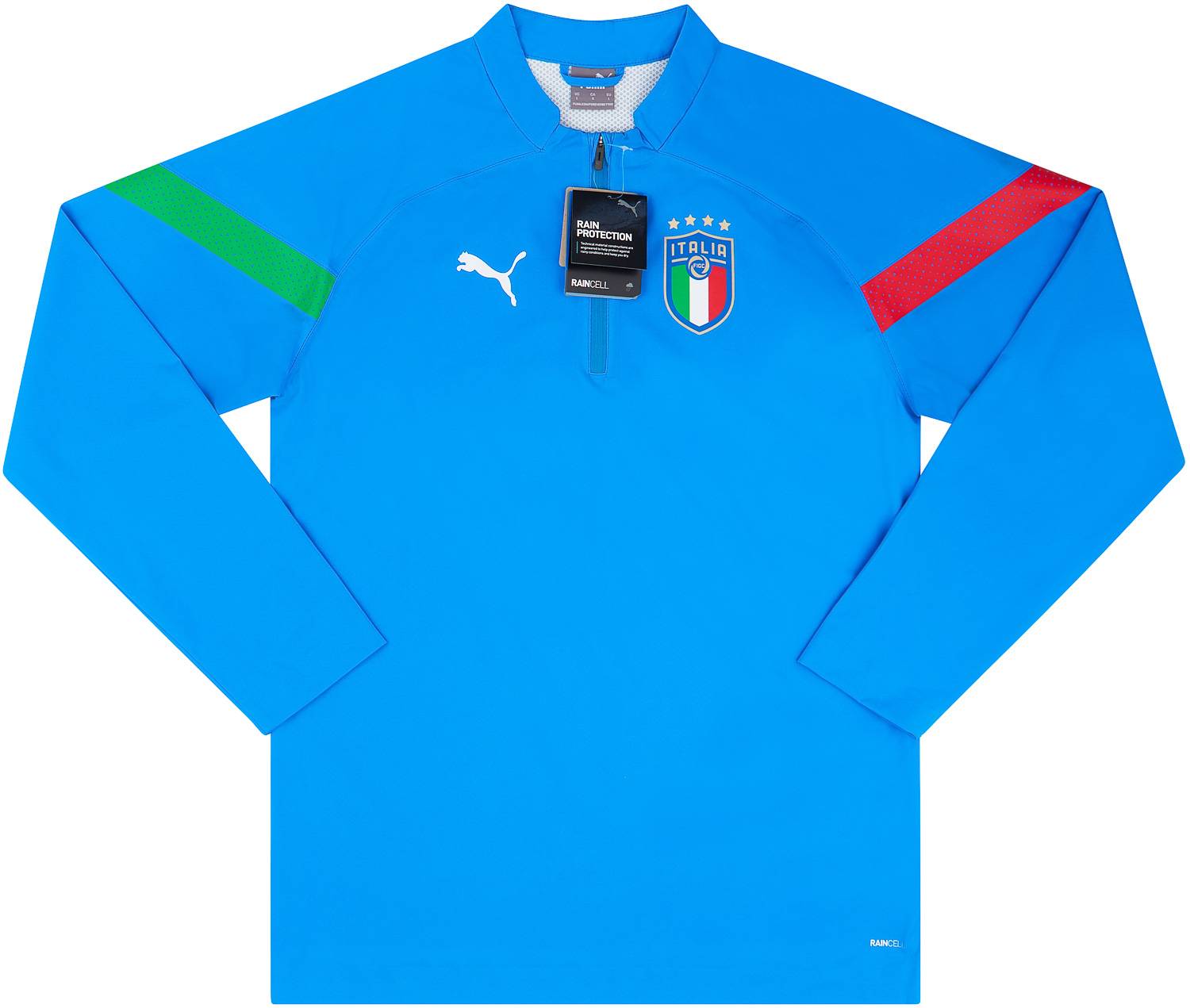 2022-23 Italy Puma 1/4 Zip Pro Rain Top (XS)