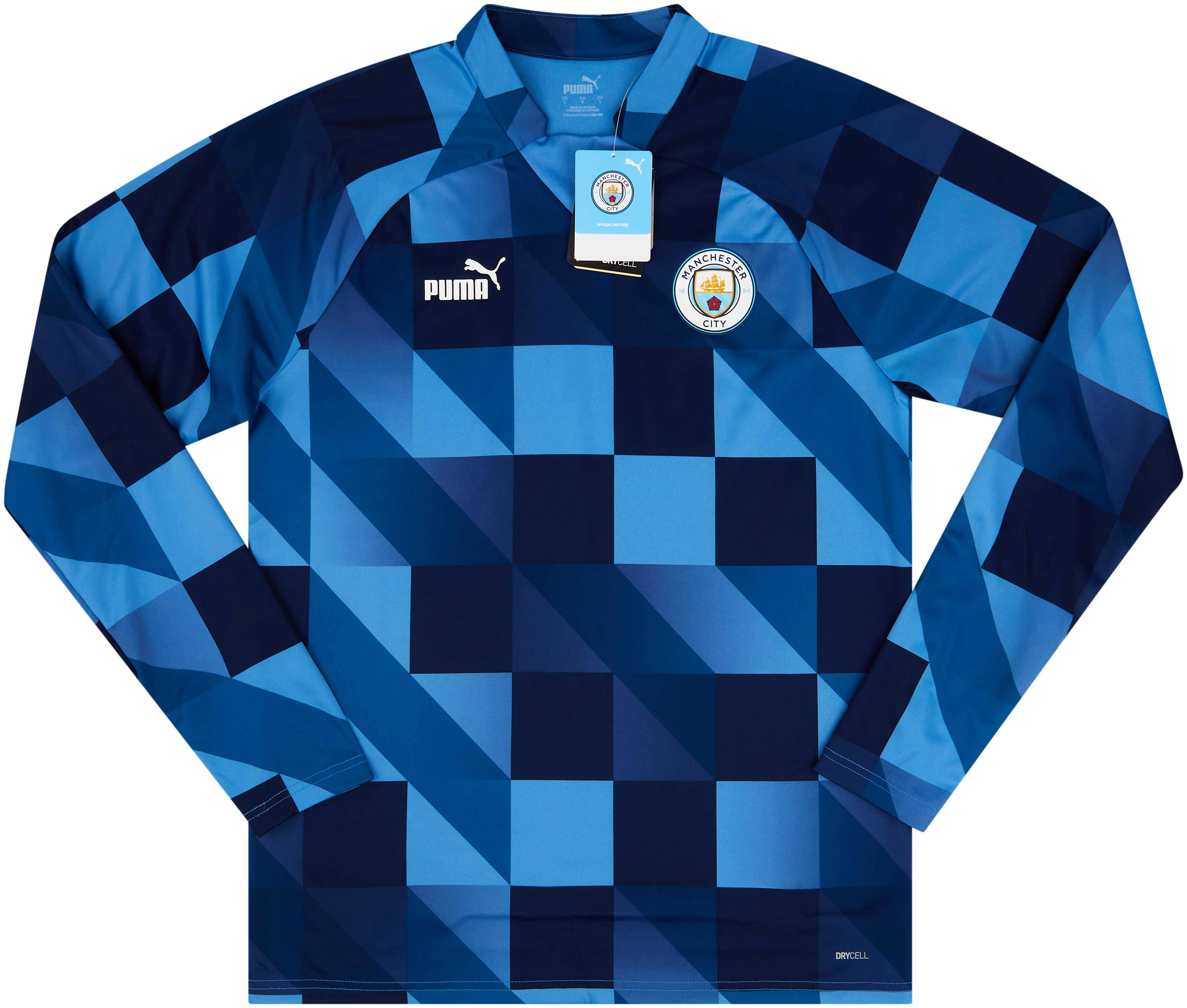 2022-23 Manchester City Puma Pre-Match Sweat Top