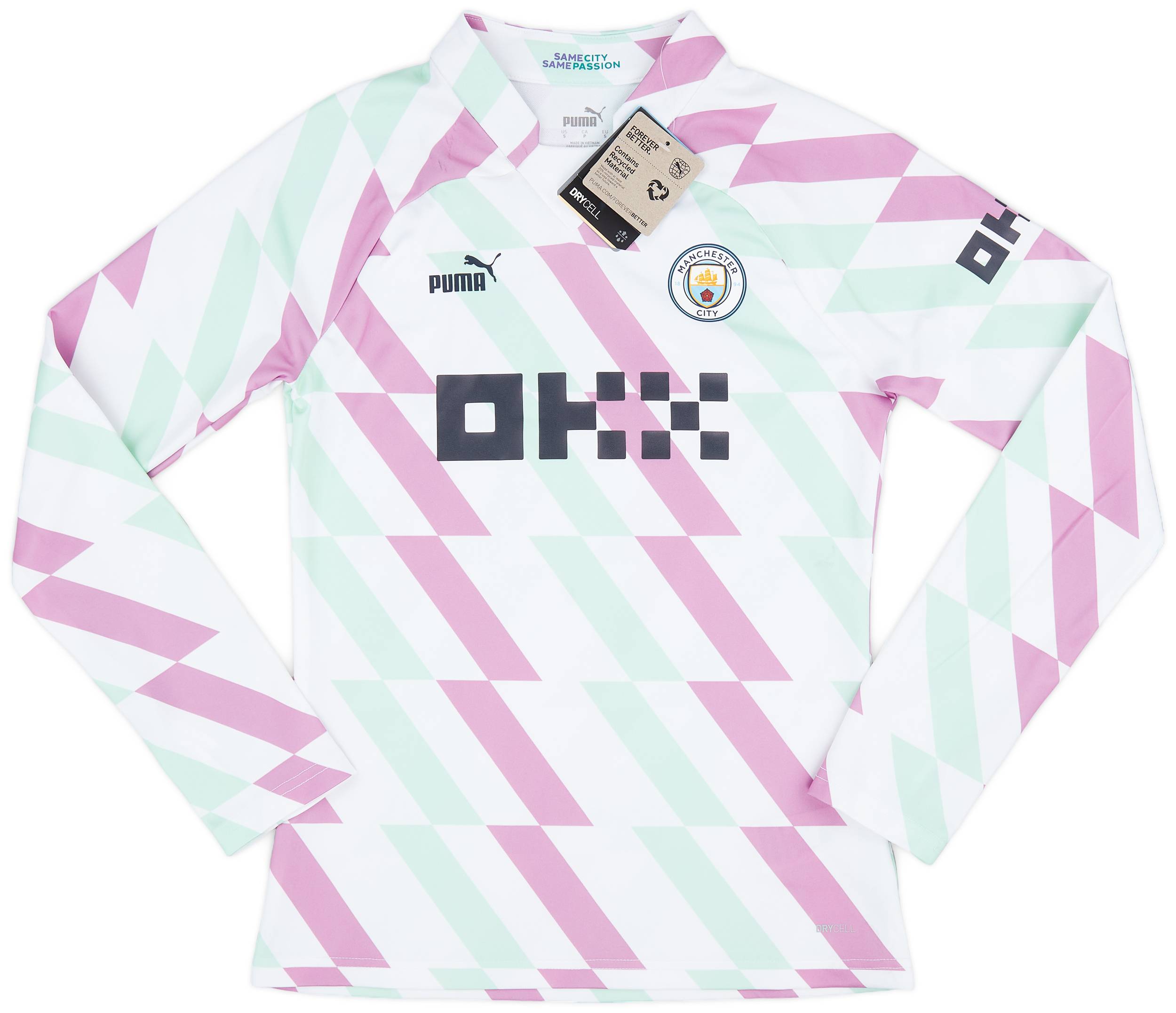 2022-23 Manchester City Puma Pre-Match Sweat Top (Womens) S
