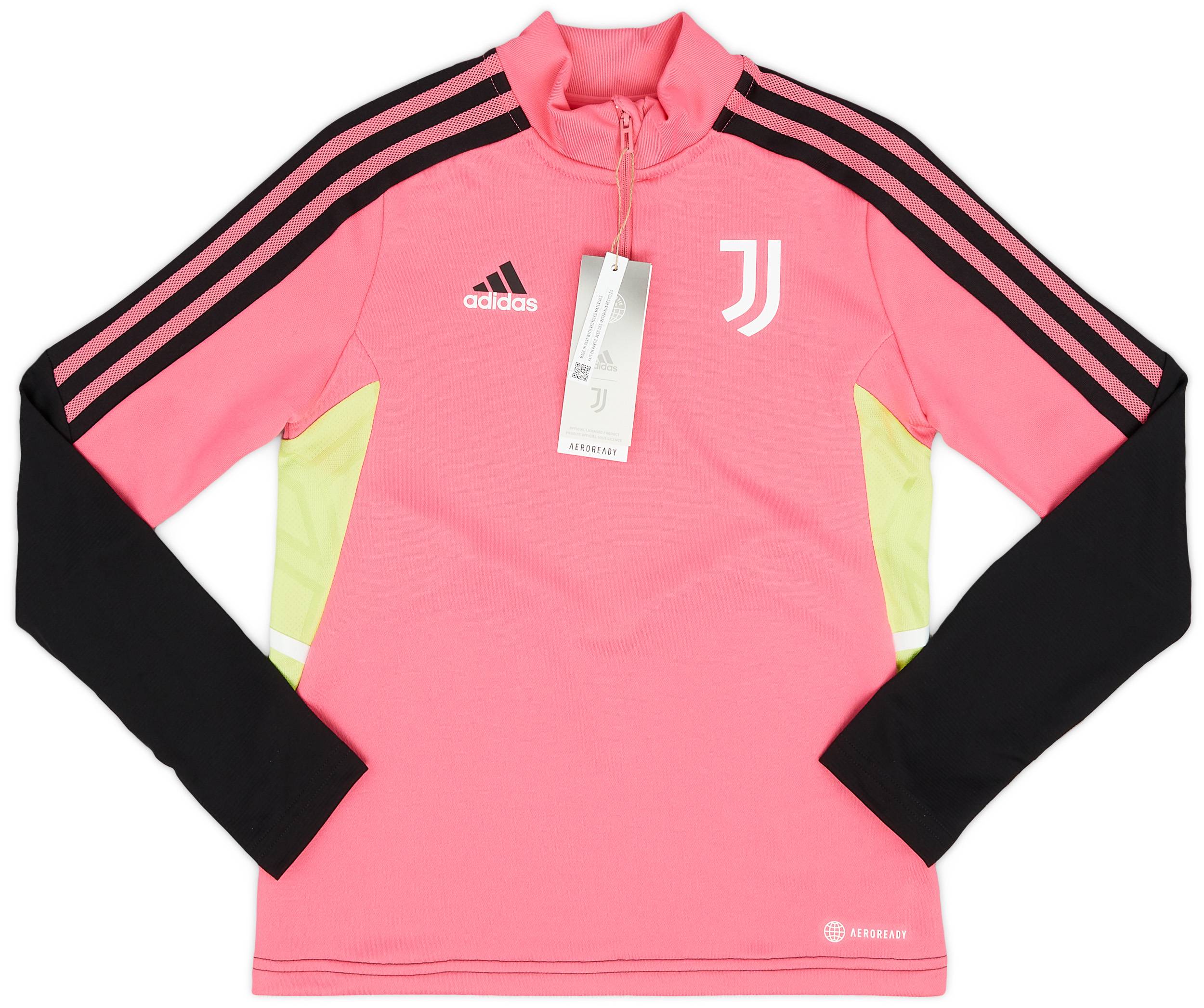 2022 23 Juventus adidas 1 4 Zip Training Top KIDS