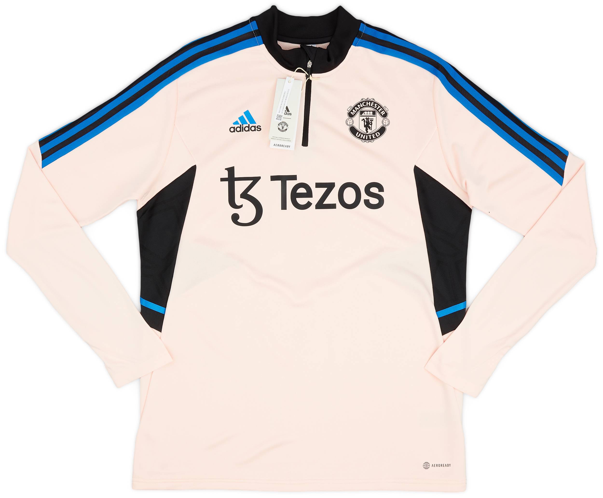 2022-23 Manchester United adidas 1/4 Zip Training Top