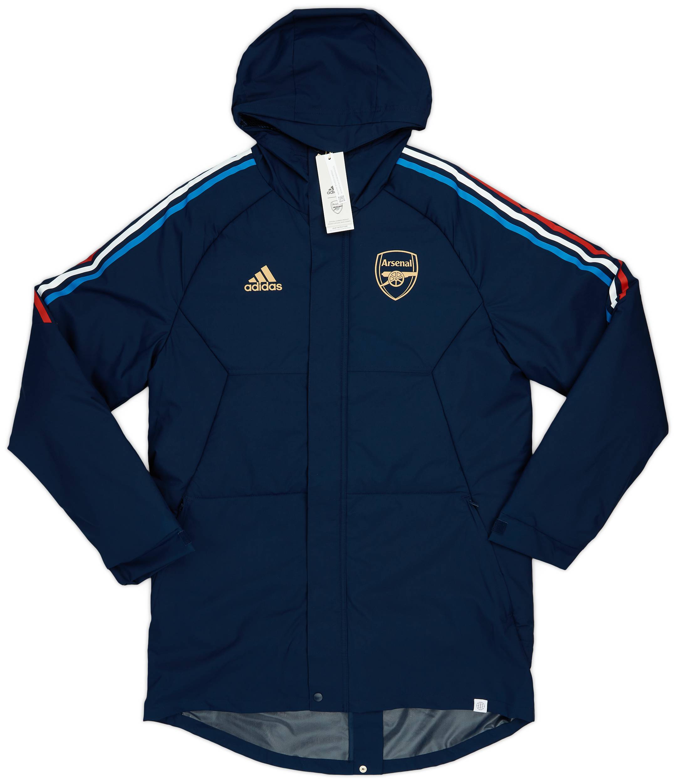 2022 23 Arsenal adidas Stadium Parka Jacket
