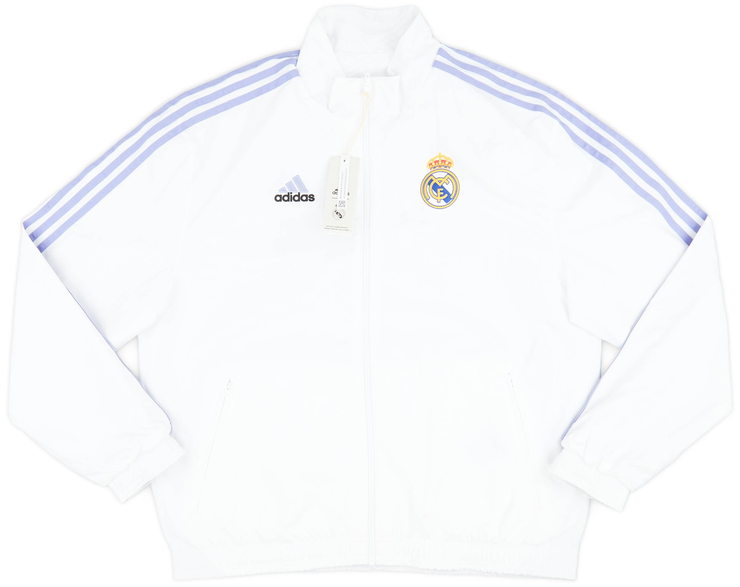 2022-23 Real Madrid adidas Reversible Anthem Jacket
