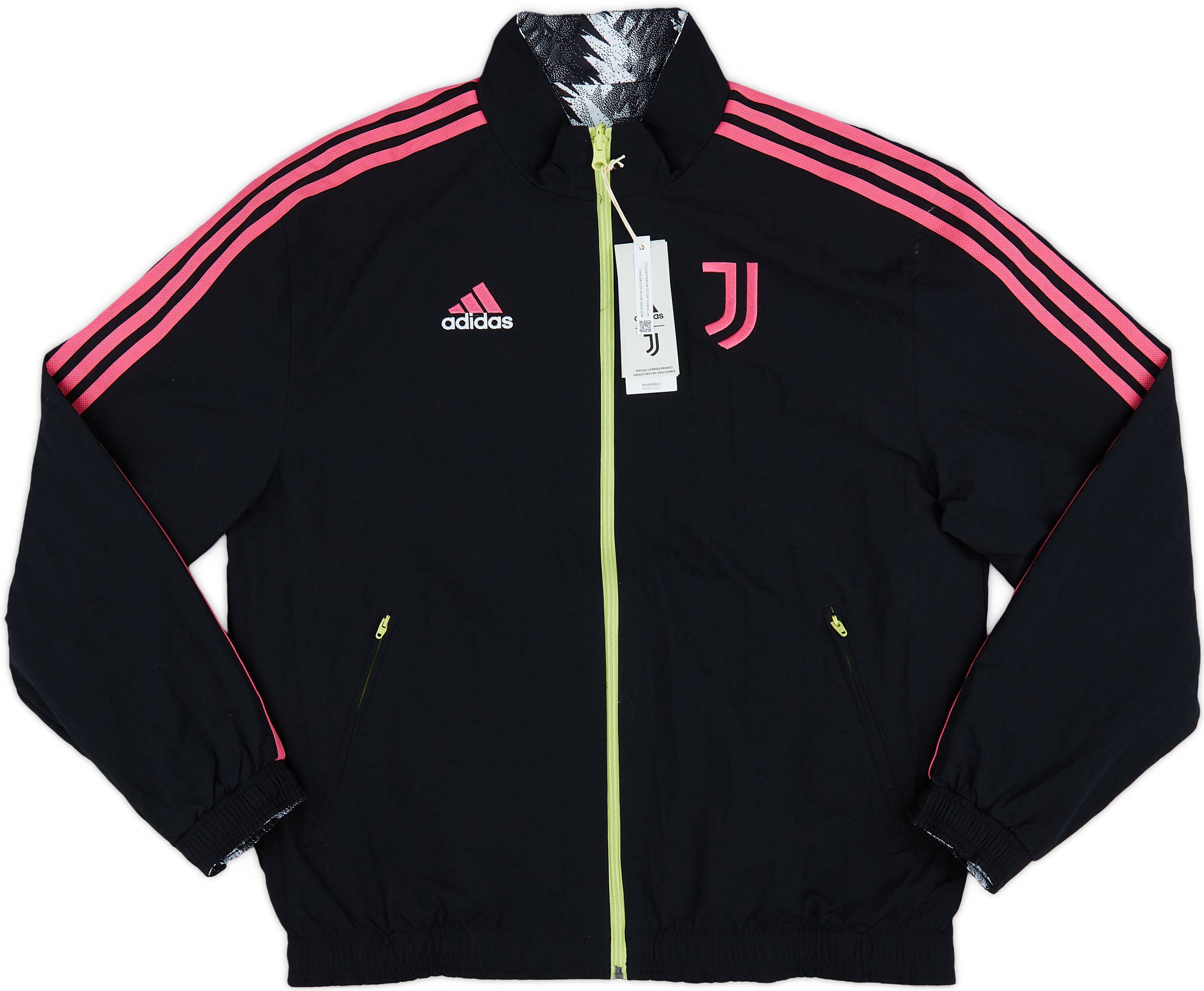 2022 23 Juventus adidas Reversible Anthem Jacket