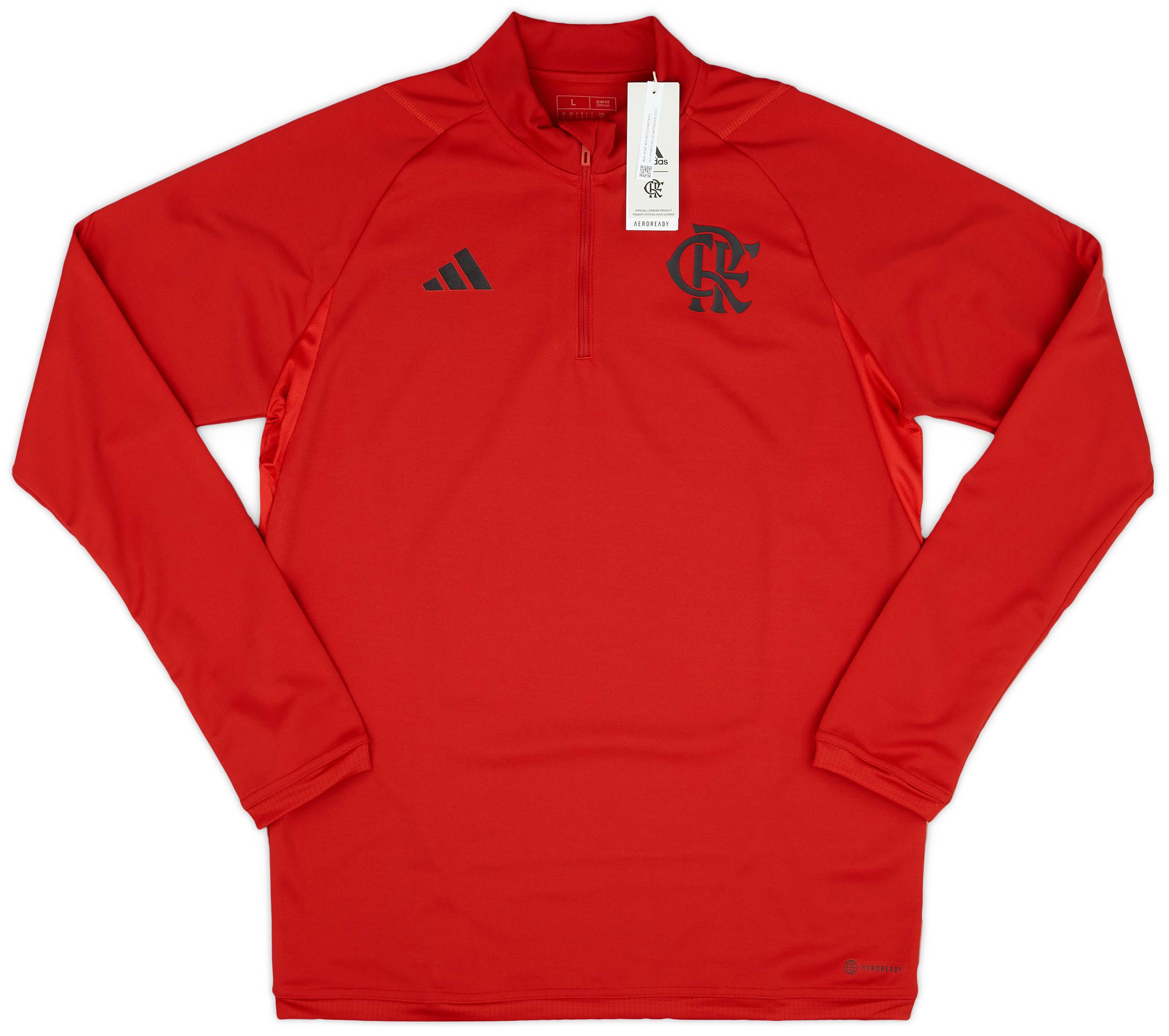 2023-24 Flamengo adidas 1/4 Zip Training Top