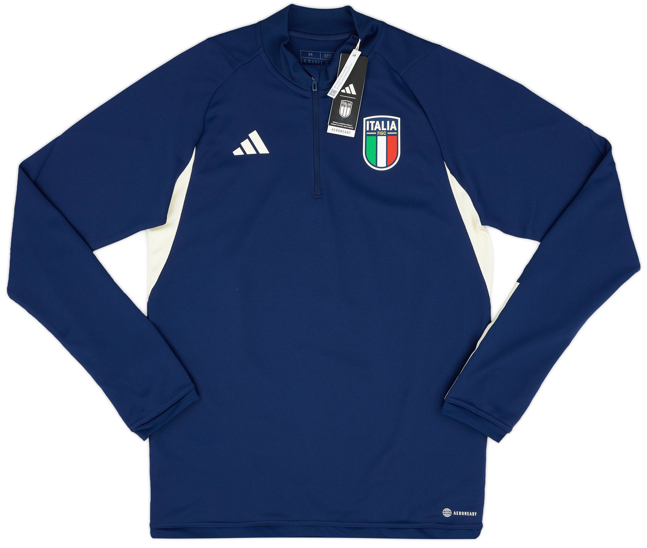 2023-24 Italy adidas 1/4 Zip Training Top