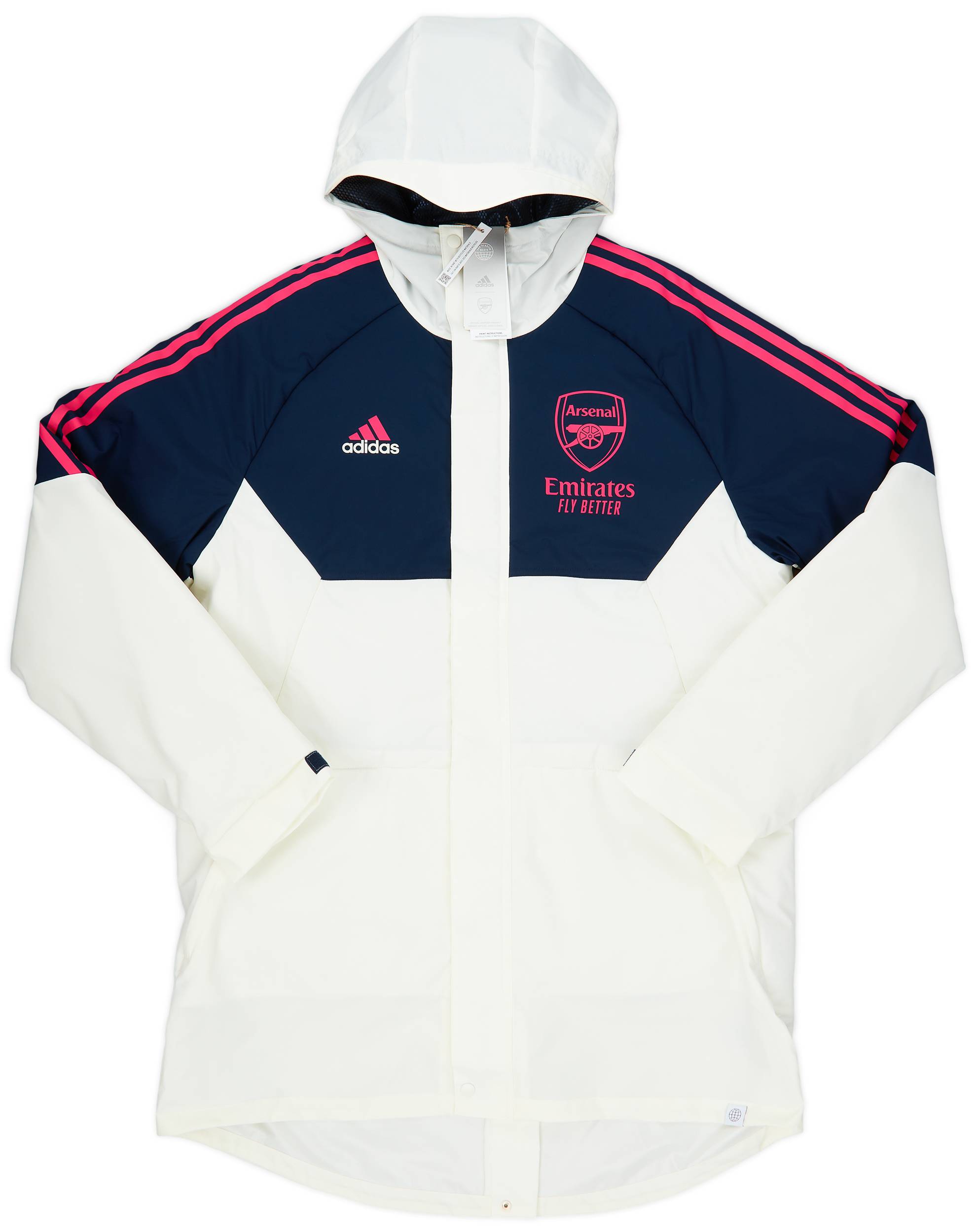 2022 23 Arsenal adidas Stadium Parka Jacket