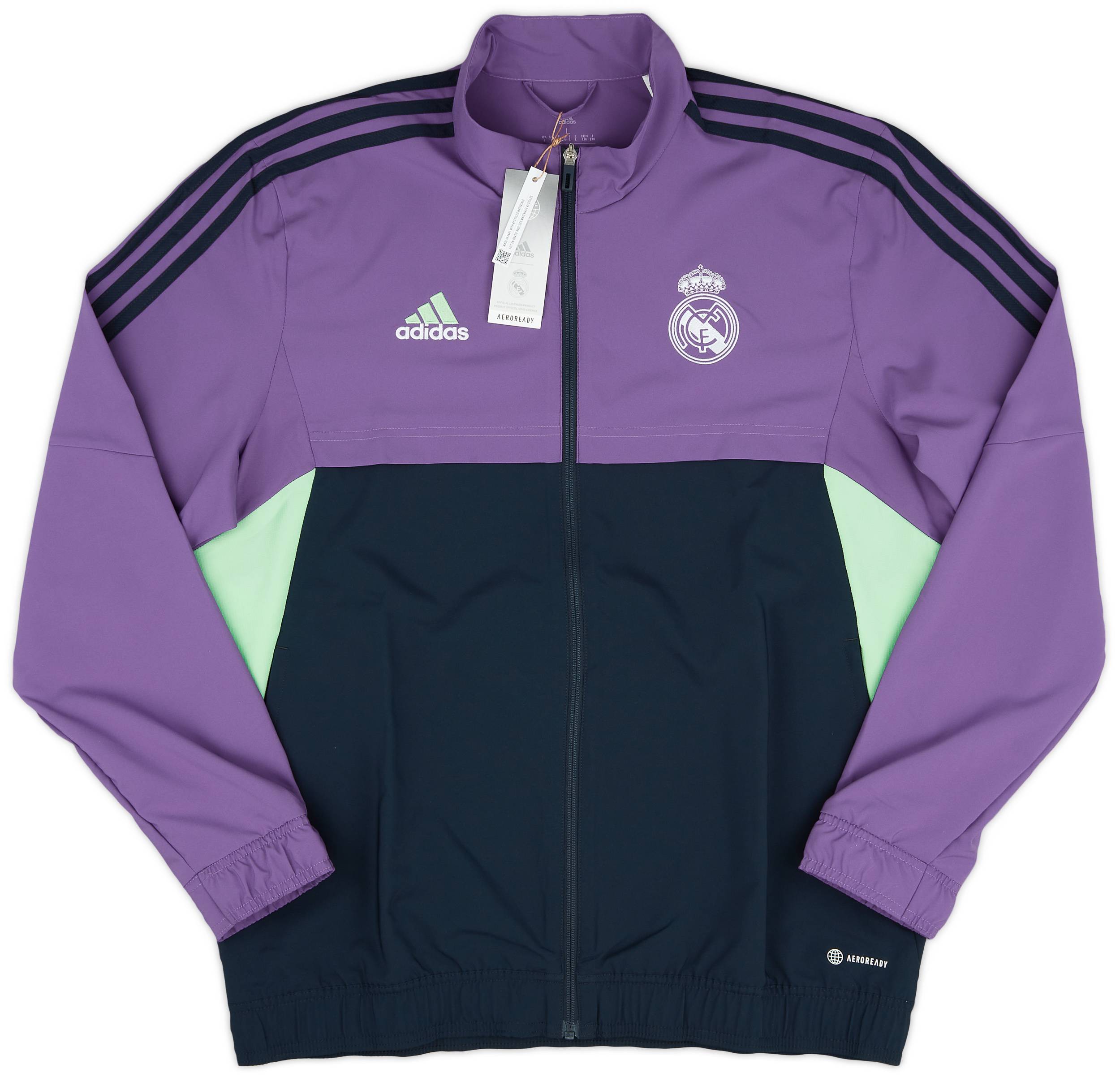 2022-23 Real Madrid adidas Presentation Jacket