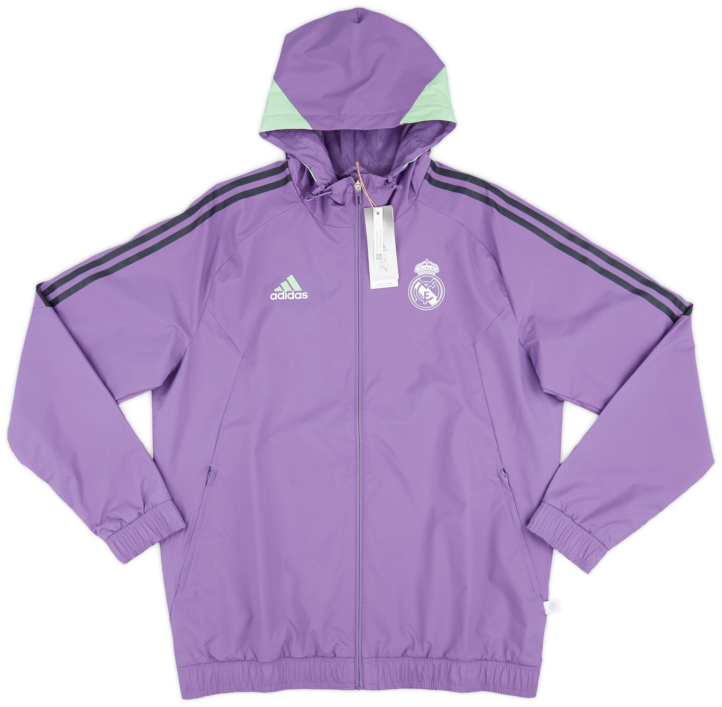 2022-23 Real Madrid adidas All-Weather Jacket