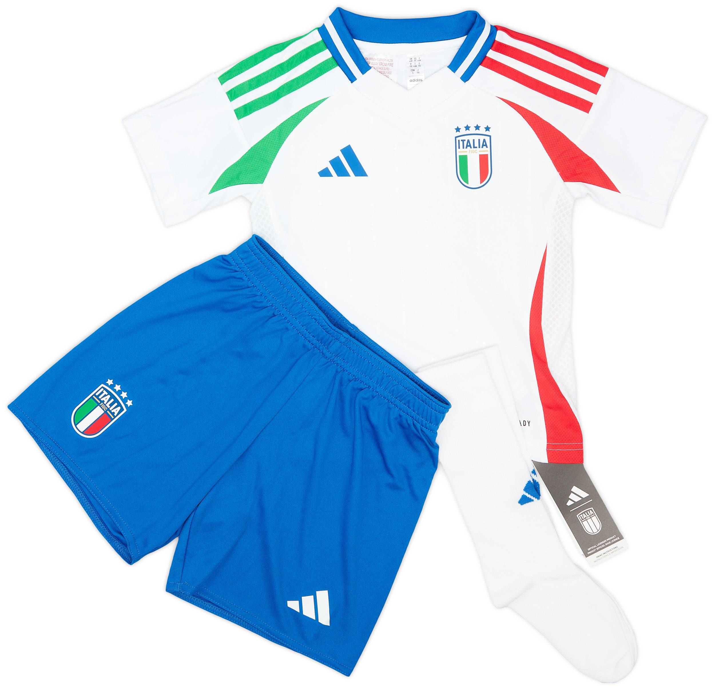 2024-25 Italy Away Full Kit (Little Kids)