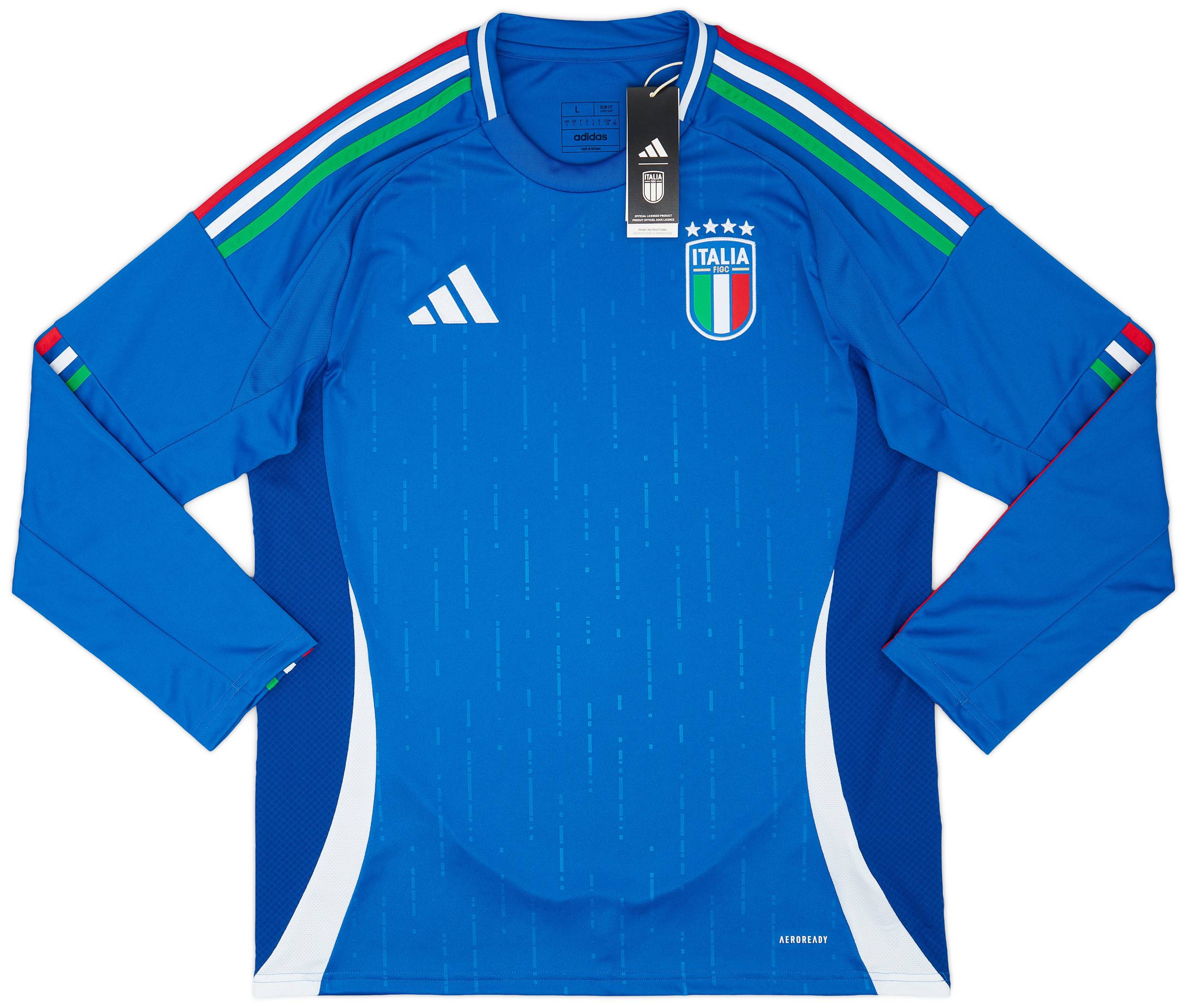 2024-25 Italy Home L/S Shirt