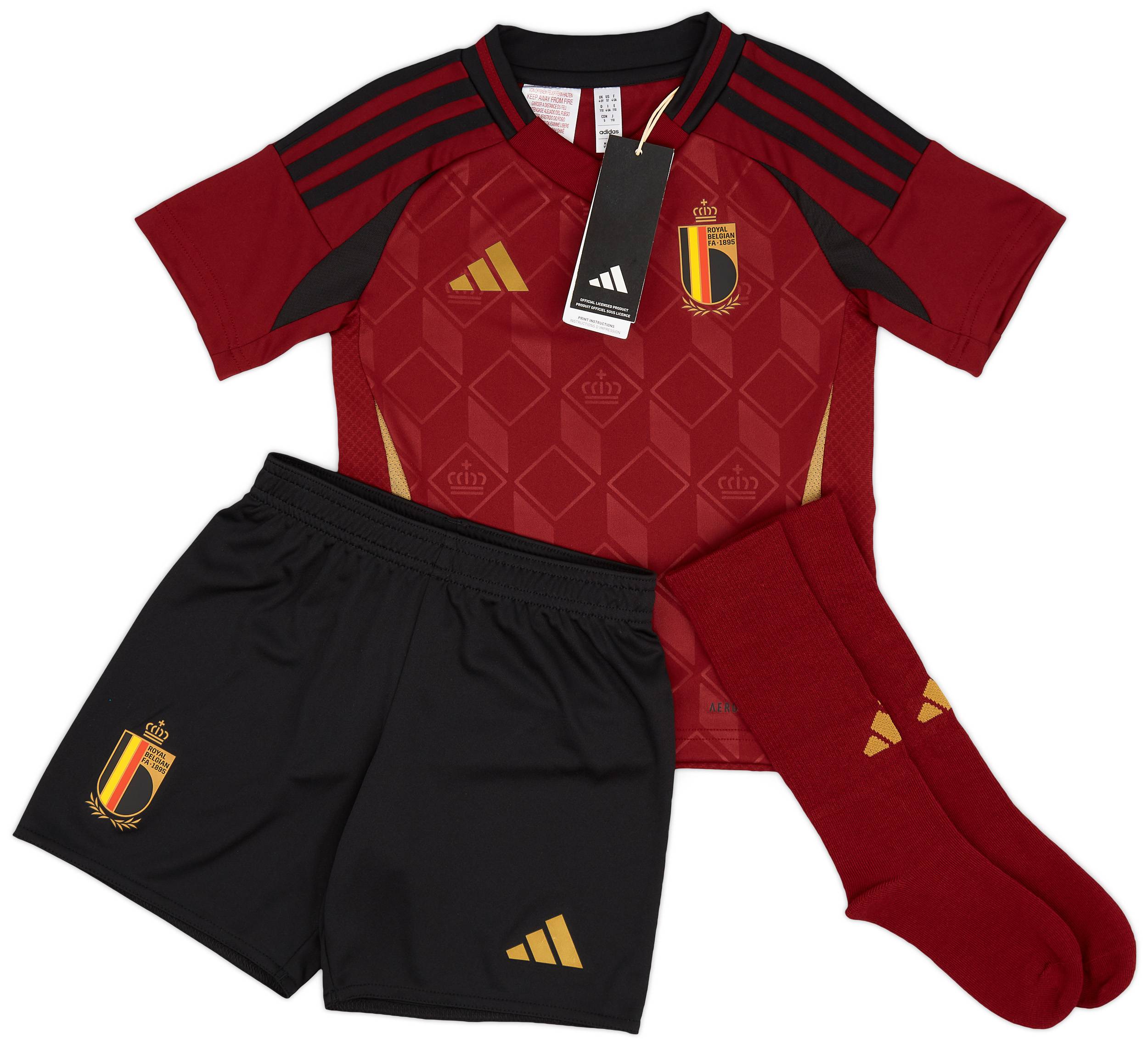 2024-25 Belgium Home Full Kit (Little Kids)