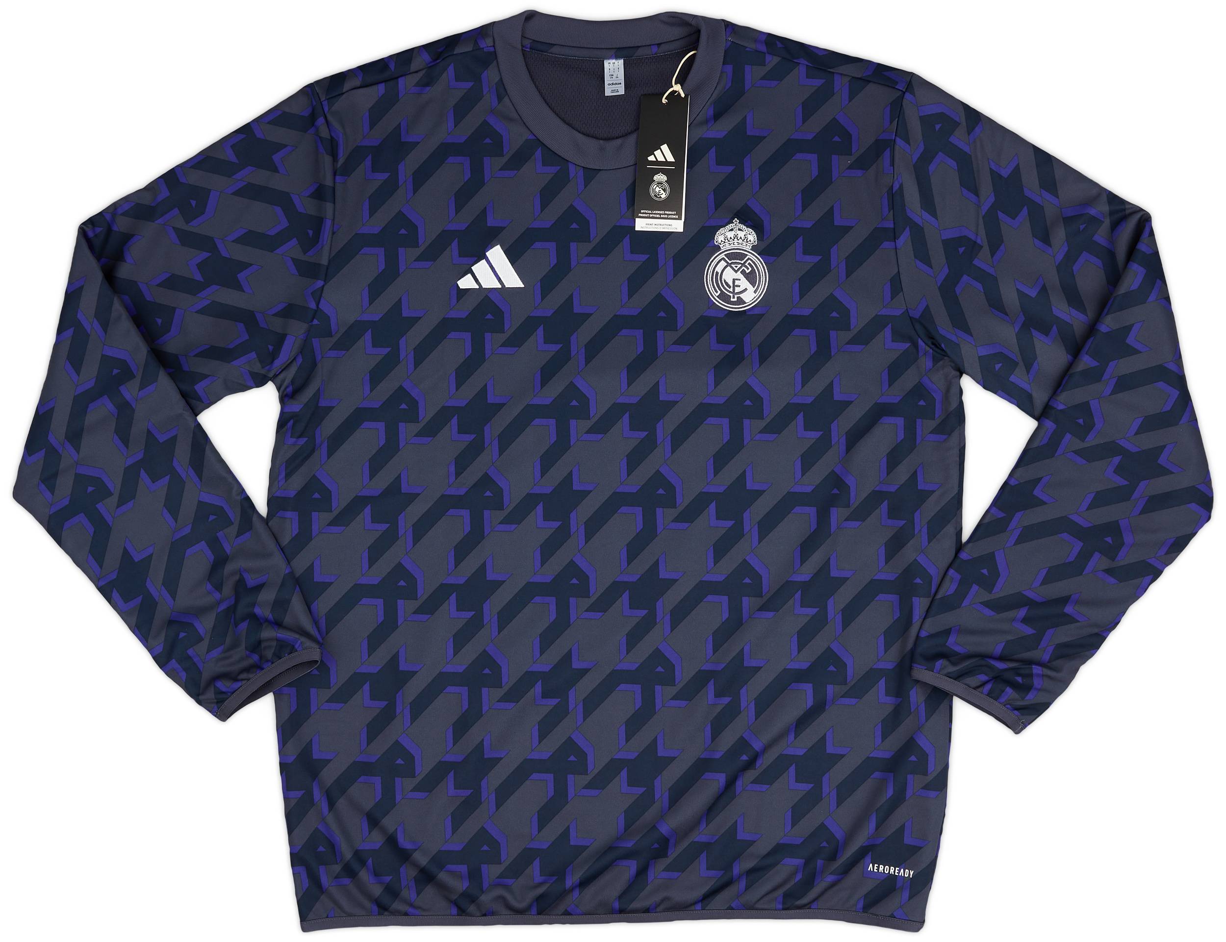 Real madrid warm up sweater hot sale