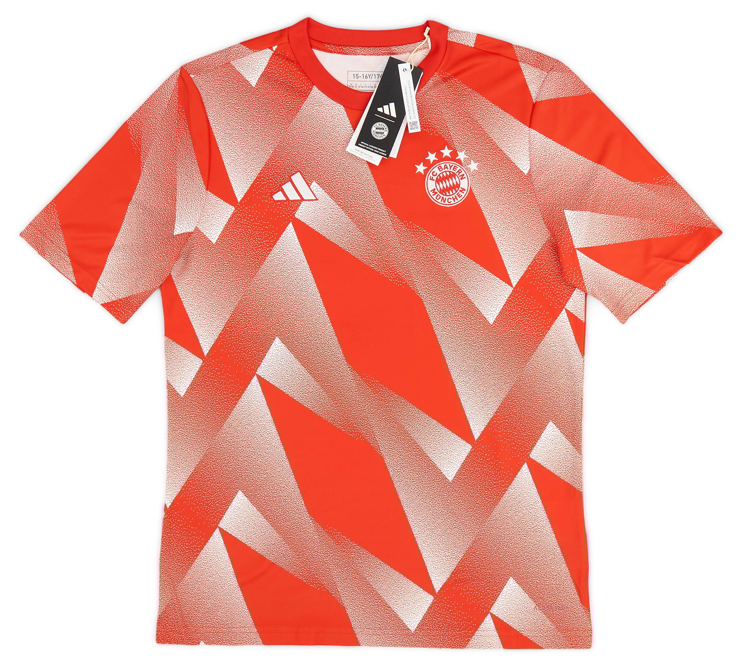 2023-24 Bayern Munich adidas Pre-Match Training Shirt KIDS