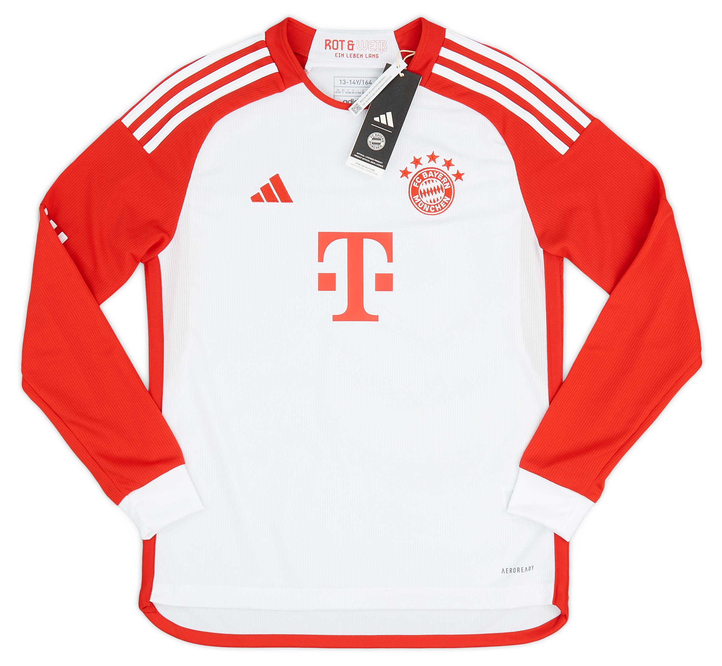 2023-24 Bayern Munich Home L/S Shirt KIDS