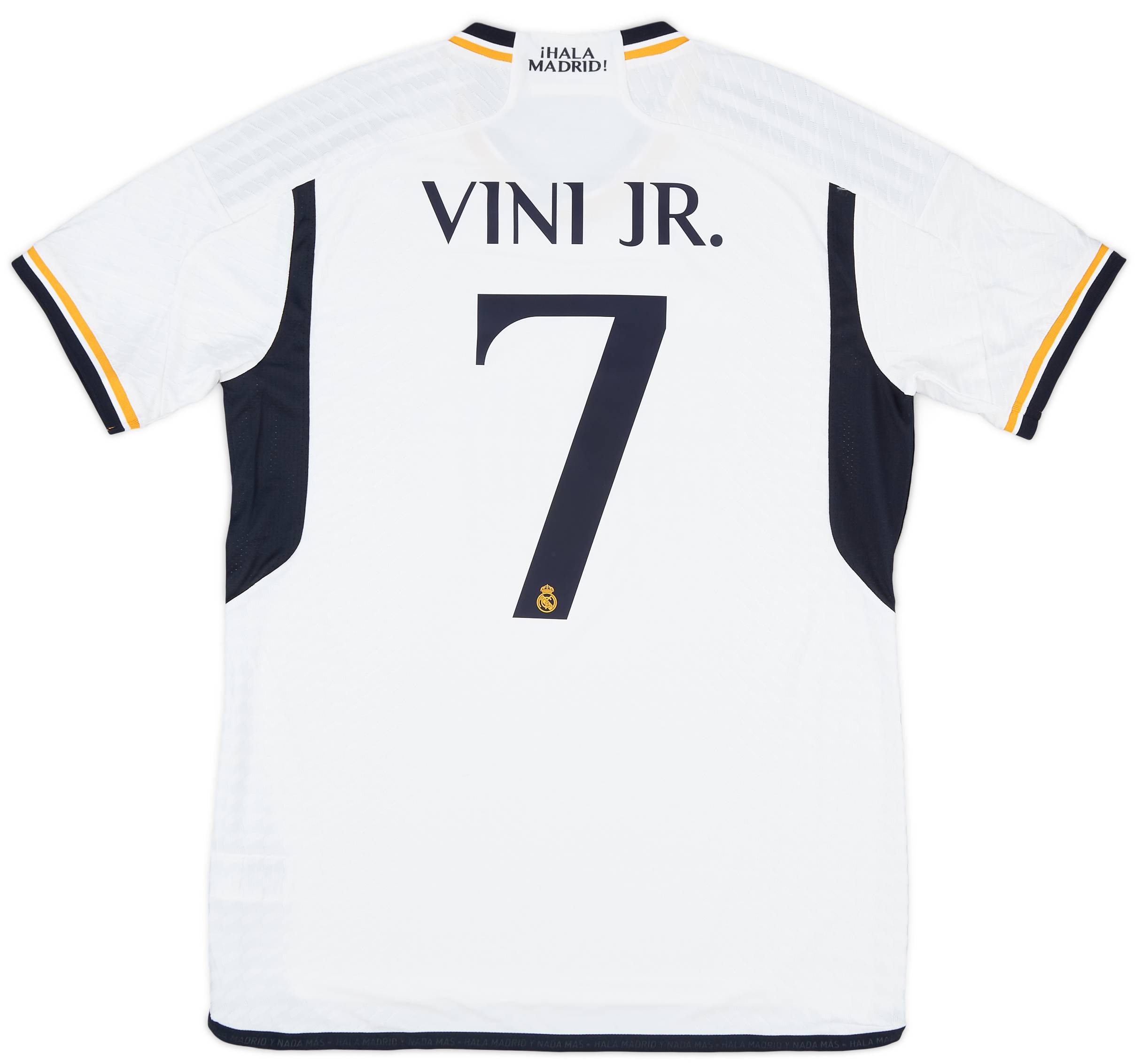 2023-24 Real Madrid Authentic Home Shirt Vini Jr #7