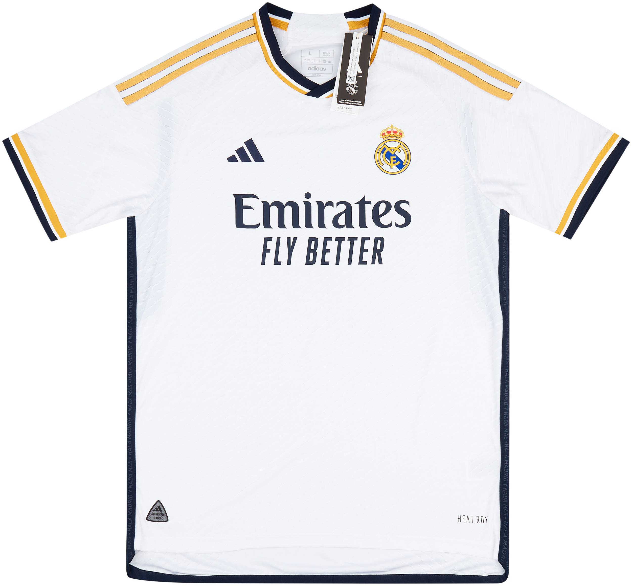 Real madrid home authentic jersey shop