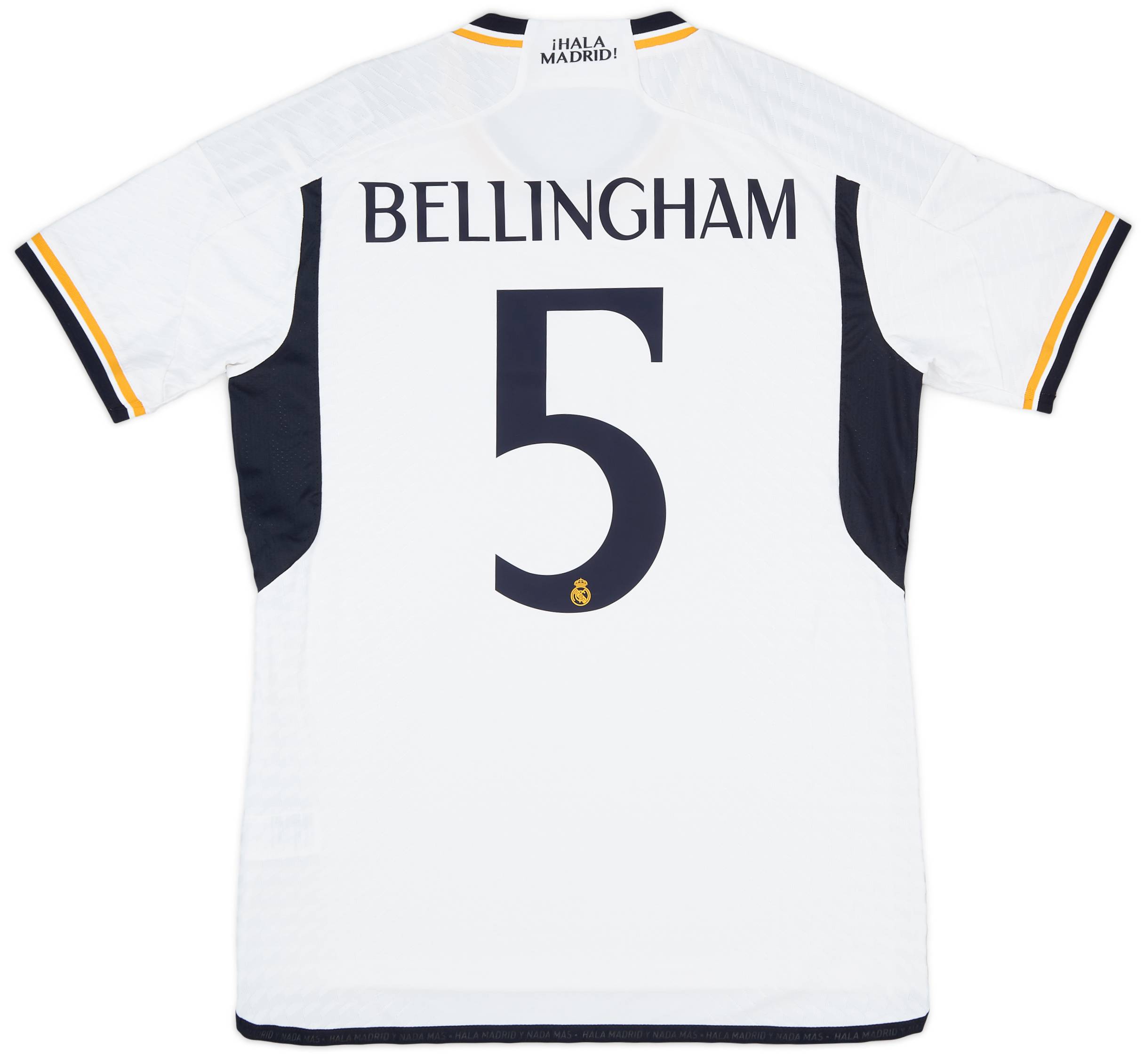 たぬき 希少 Home Authentic Madrid Real 2023-24 Shirt #5 Bellingham ウェア