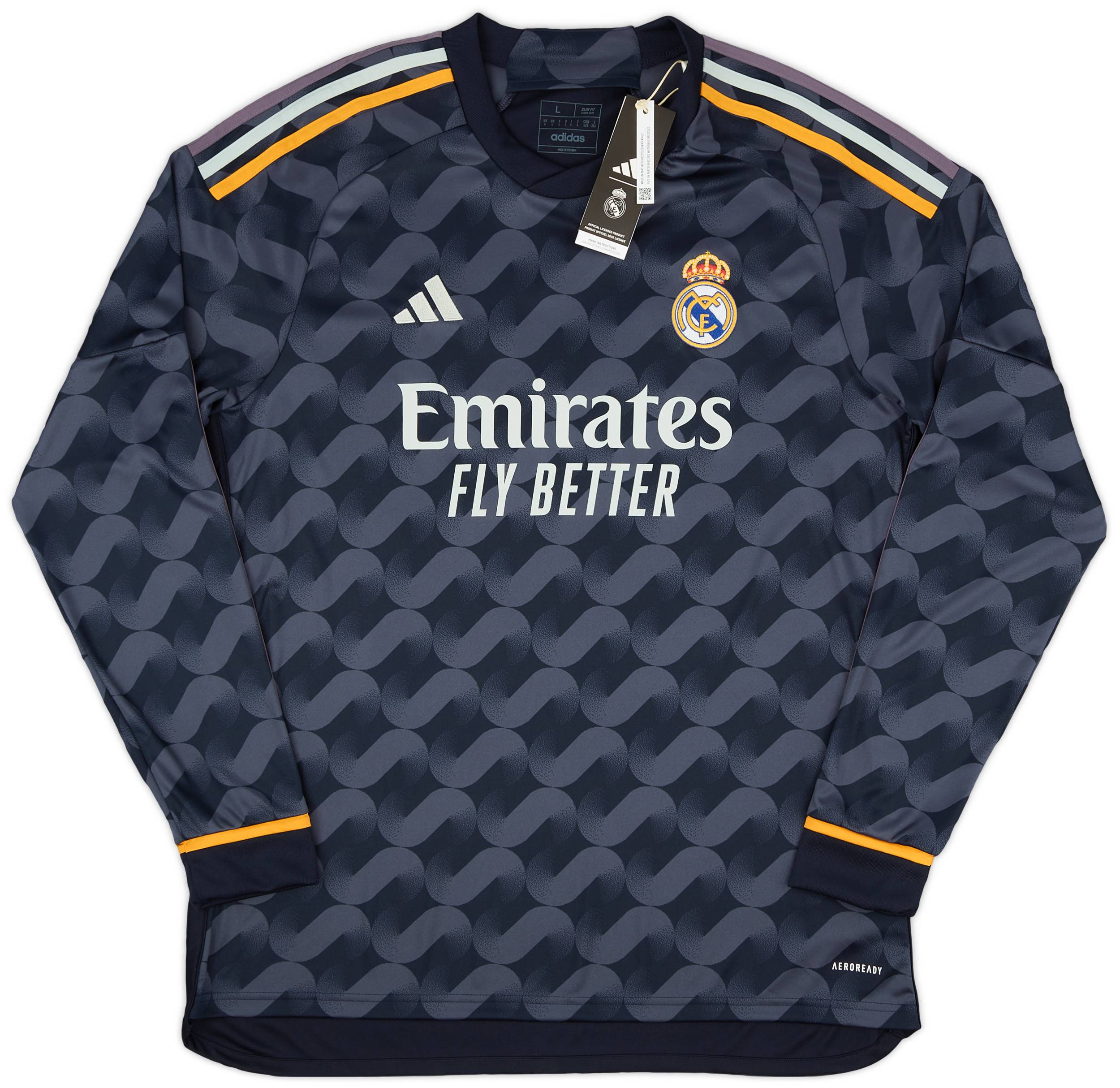 2023-24 Real Madrid Away L/S Shirt