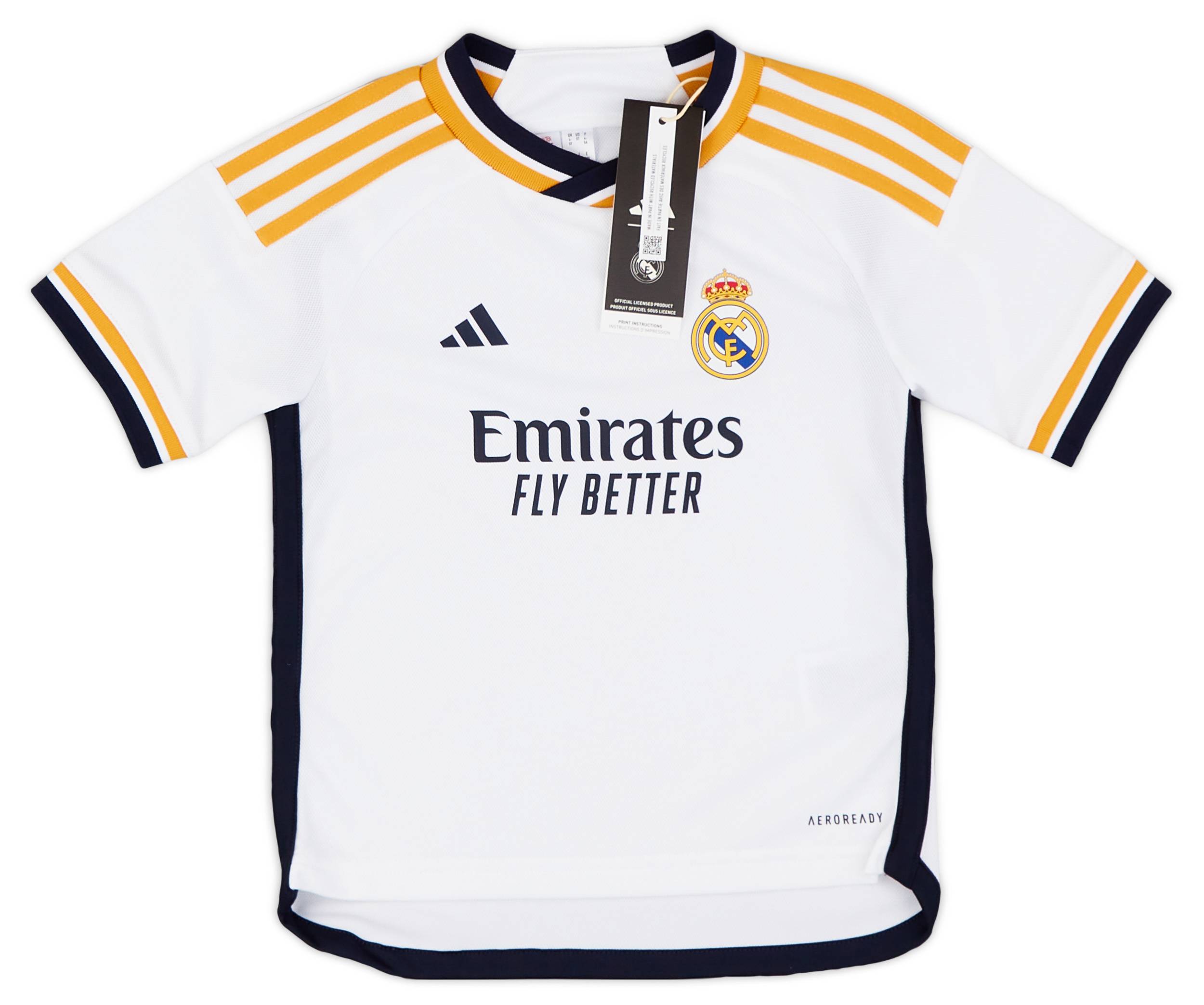 2023-24 Real Madrid Home Full Kit (Little Kids)