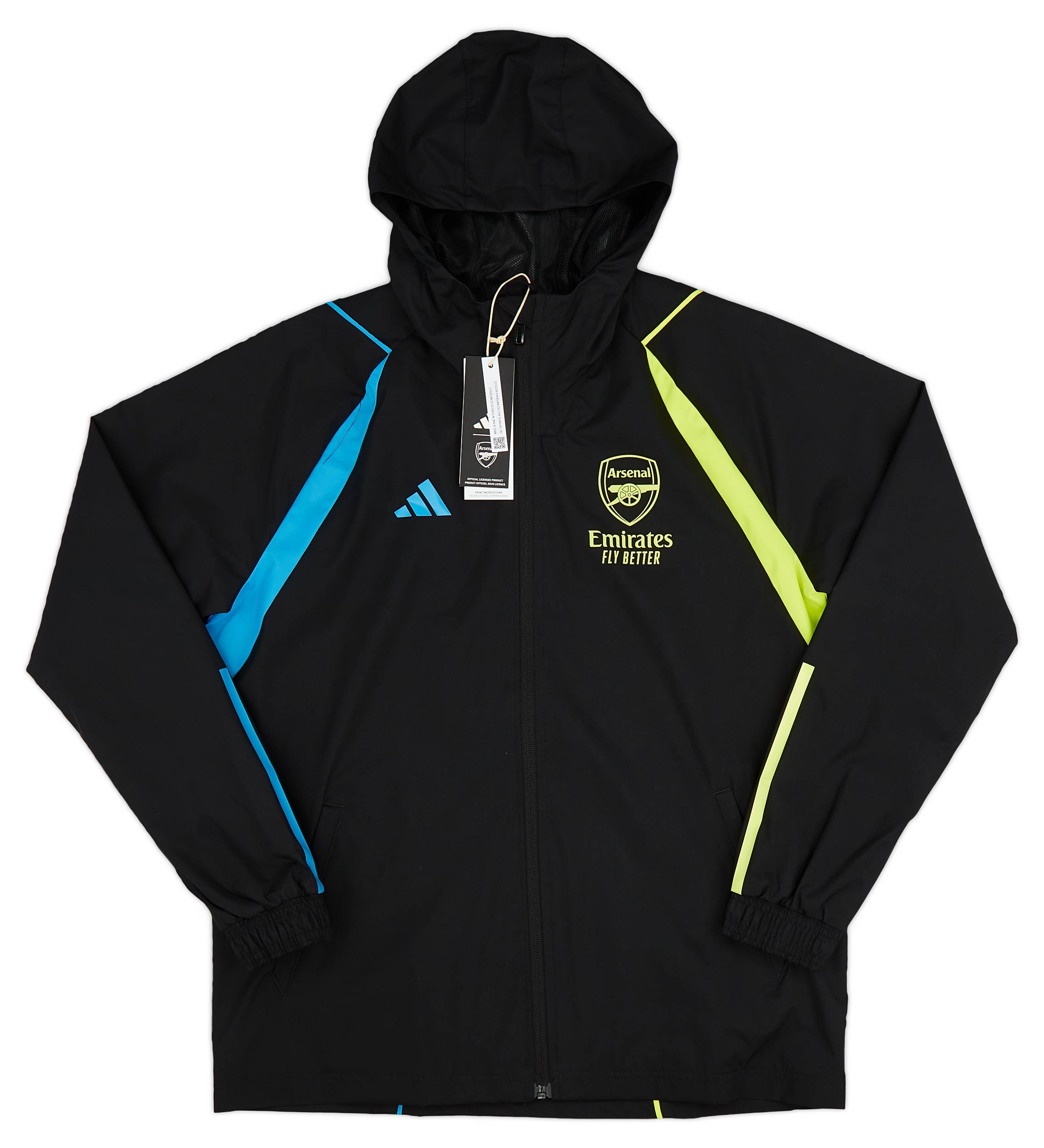2023 24 Arsenal adidas All Weather Jacket KIDS