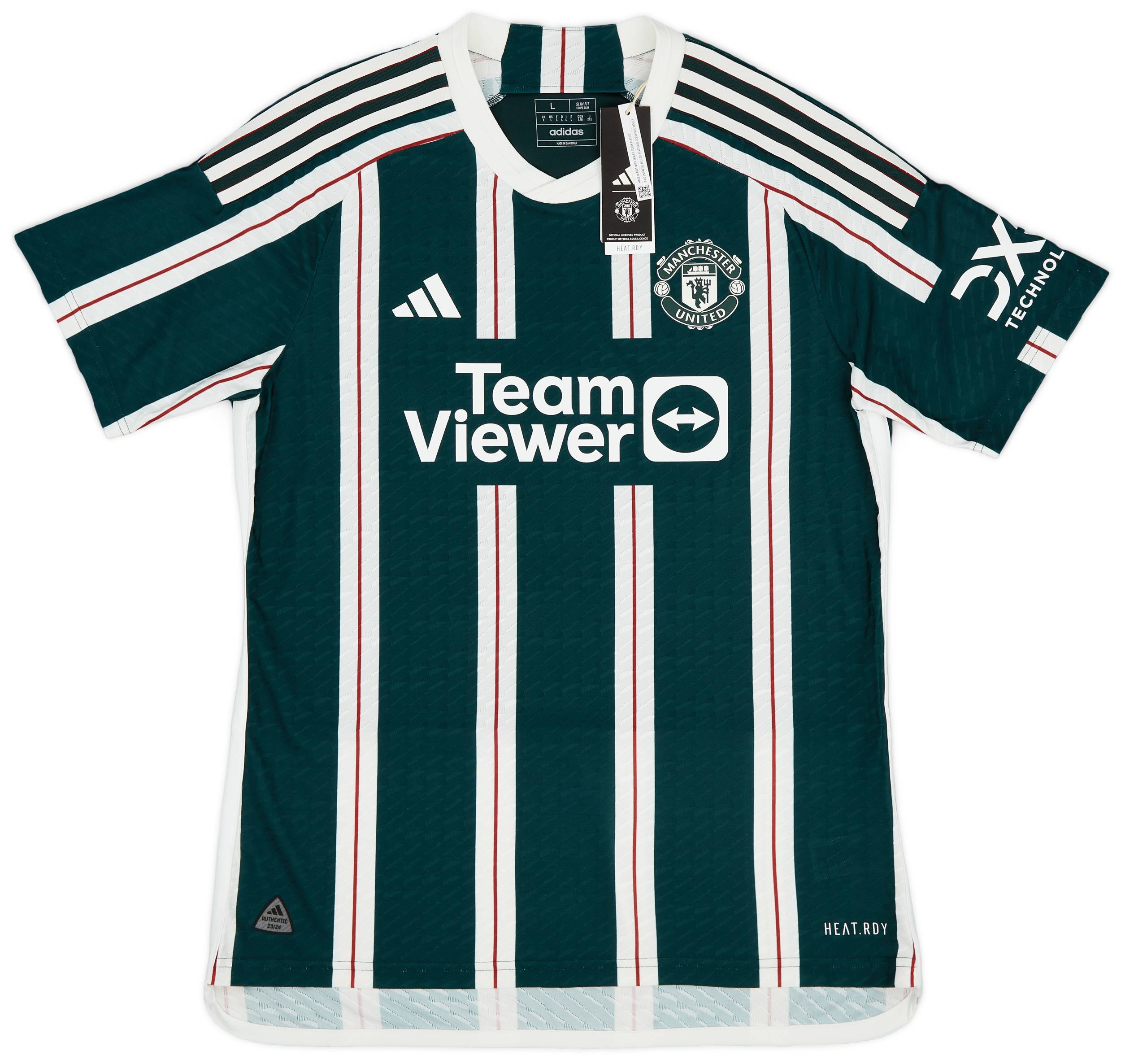 2023 24 Manchester United Authentic Away Shirt