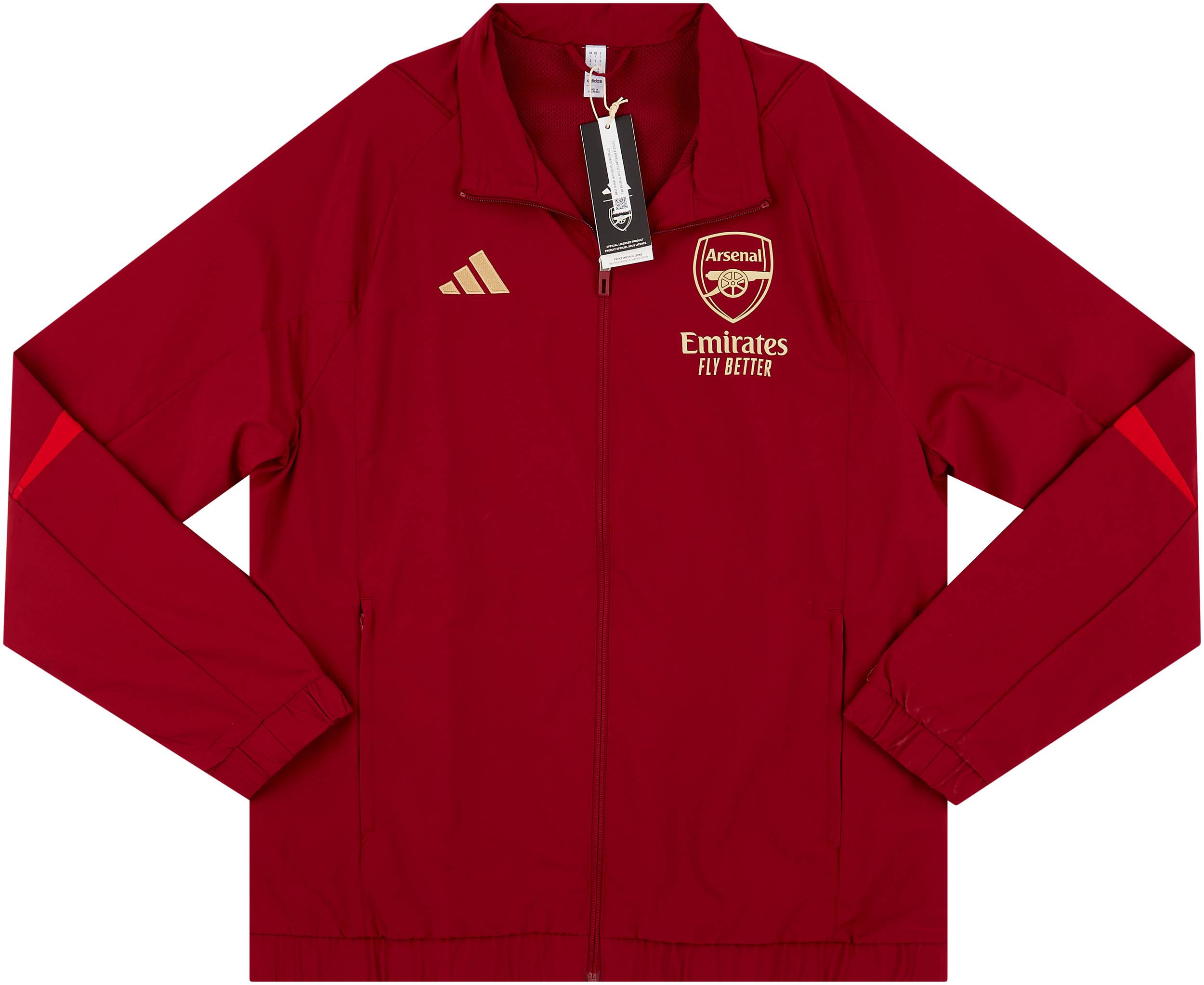 2023 24 Arsenal adidas Pre Match Jacket