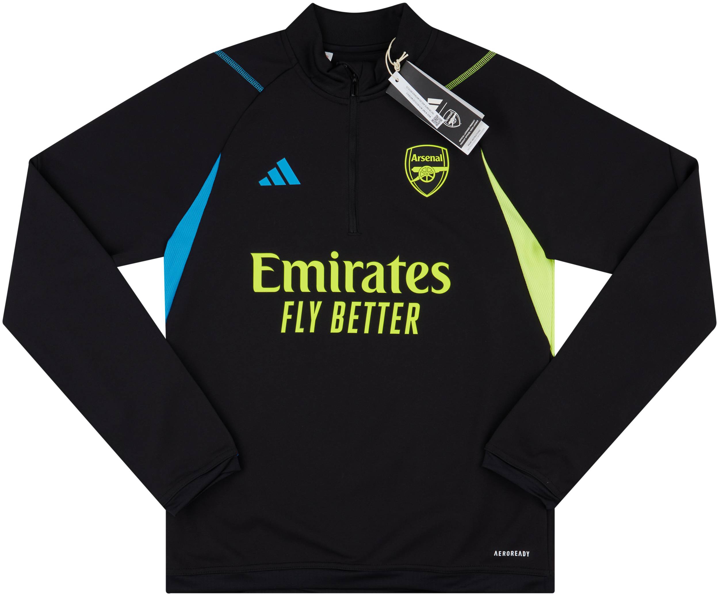 2023 24 Arsenal adidas 1 4 Zip Training Top KIDS