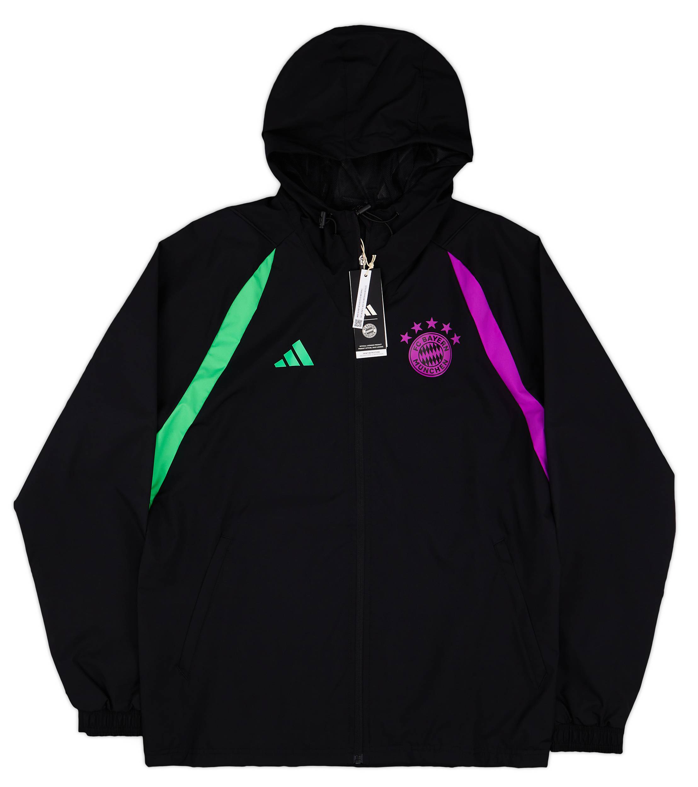 2023 24 Bayern Munich adidas All Weather Jacket