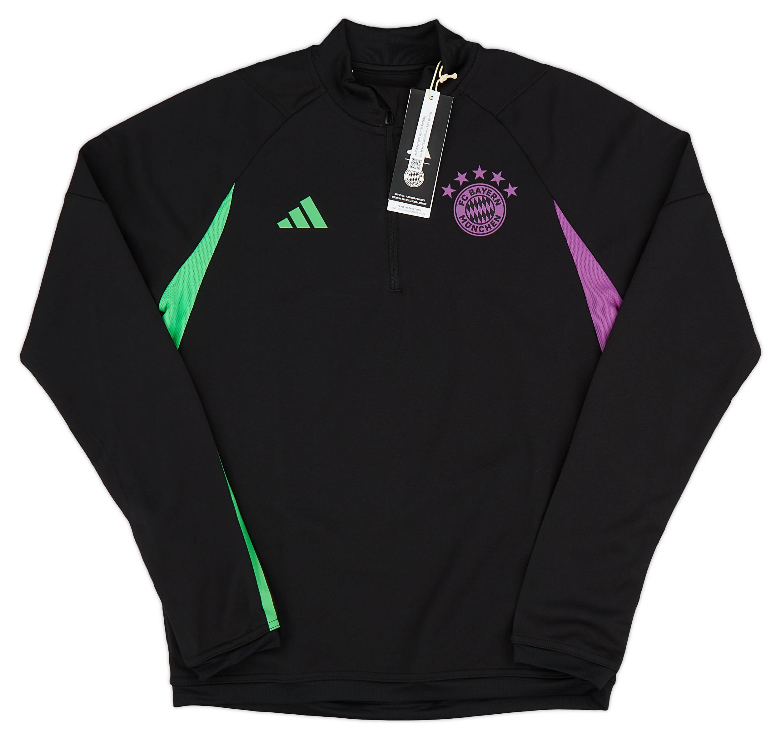 2023-24 Bayern Munich adidas 1/4 Zip Training Top KIDS