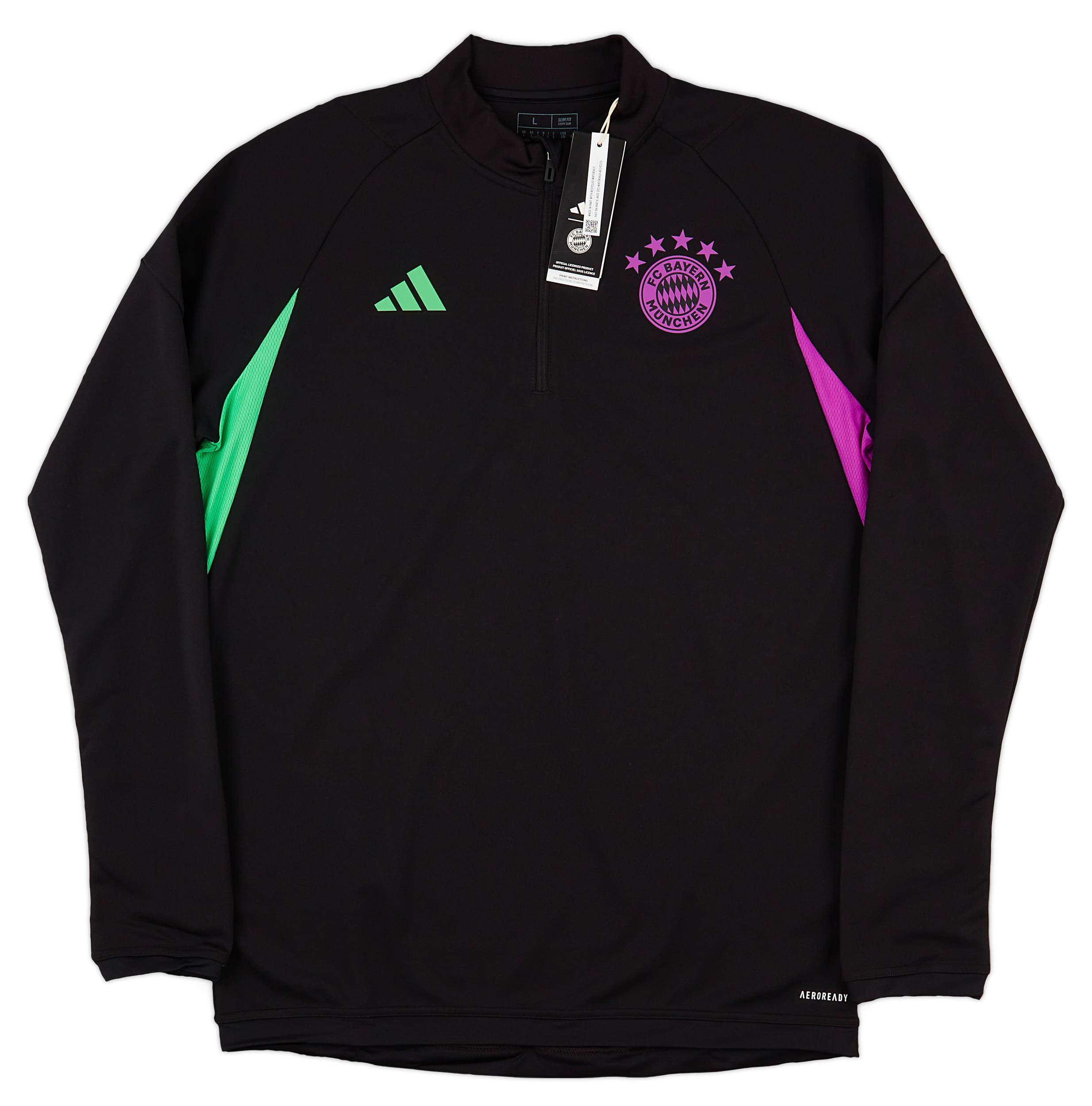 2023-24 Bayern Munich adidas 1/4 Zip Training Top