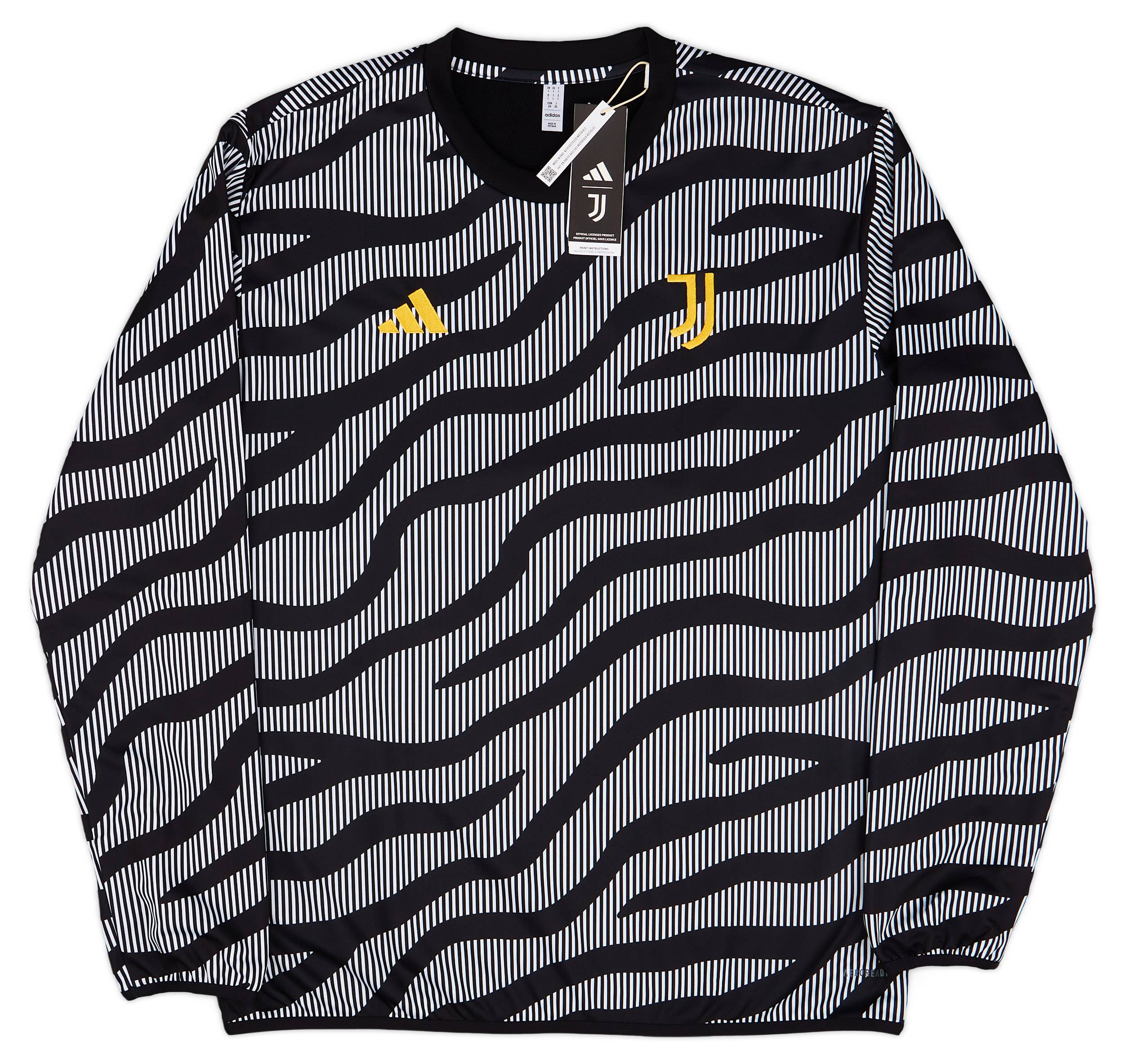 2023-24 Juventus adidas Pre-Match Warm-Up Top