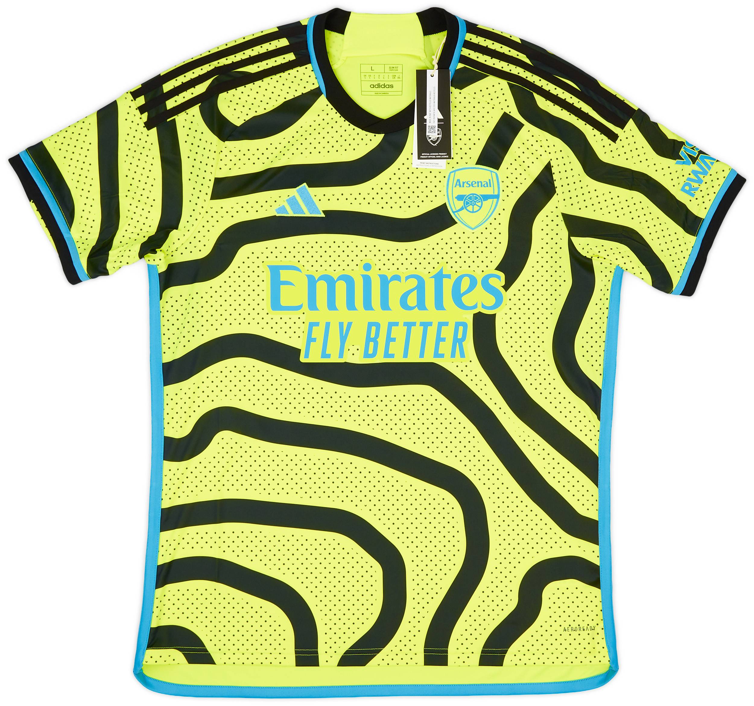 2023-24 Arsenal Away Shirt Rice #41