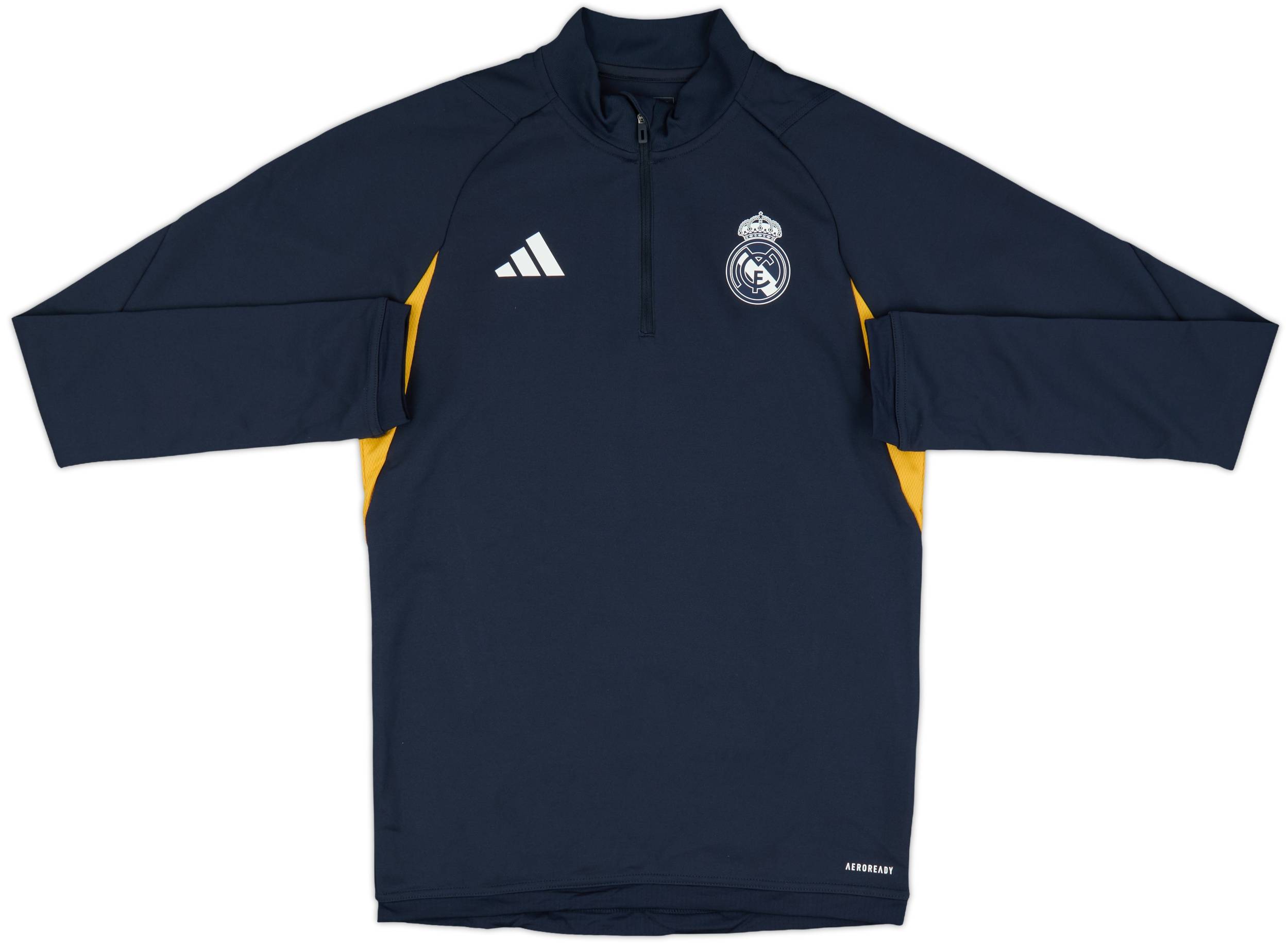 2023-24 Real Madrid adidas 1/4 Zip Training Top (S)